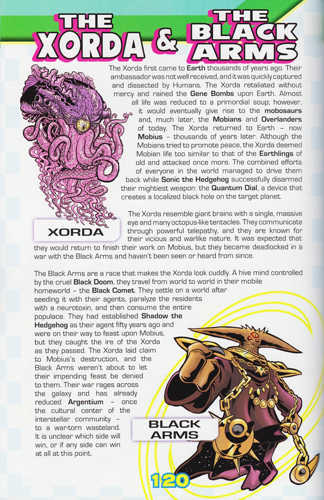 Read online Sonic the Hedgehog: The Complete Sonic Comic Encyclopedia comic -  Issue # TPB - 122