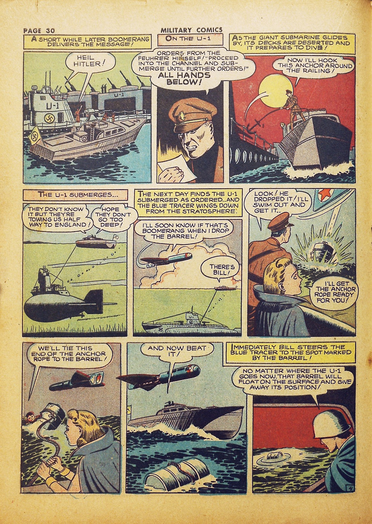 Read online Military Comics comic -  Issue #16 - 32