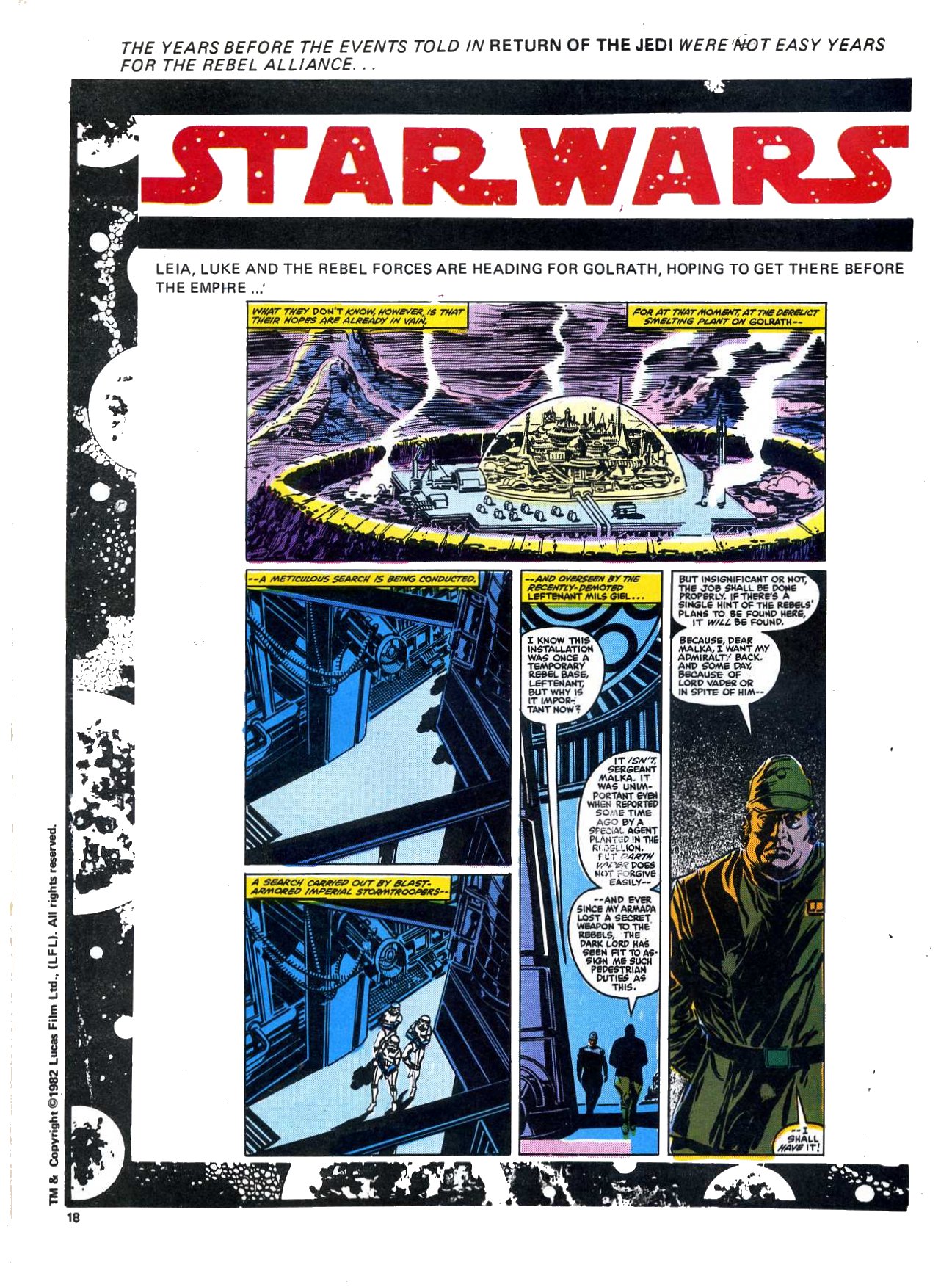 Read online Return of the Jedi comic -  Issue #129 - 18