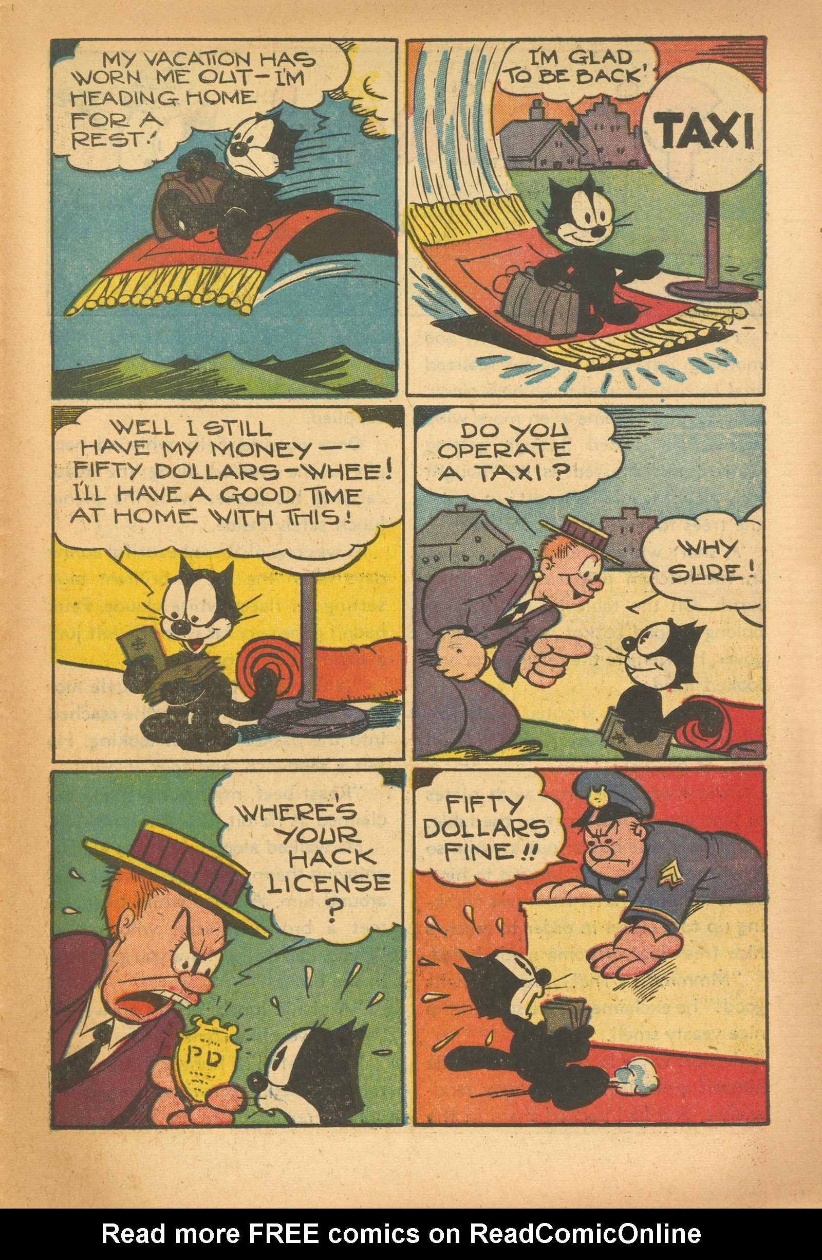 Read online Felix the Cat (1951) comic -  Issue #25 - 27