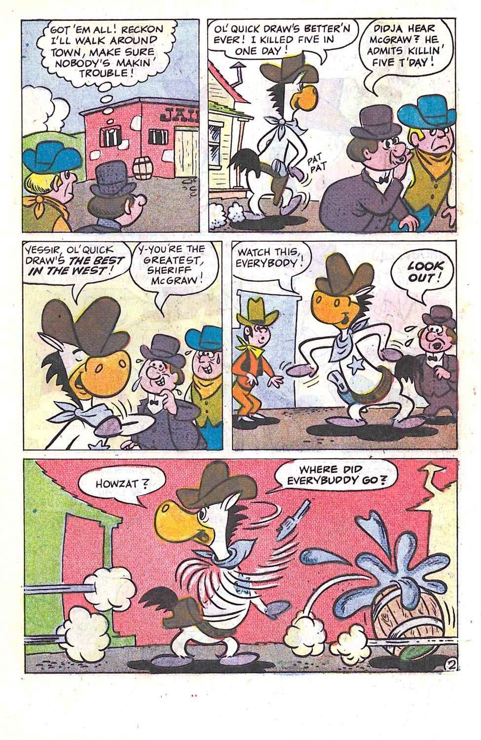 Read online Quick Draw McGraw comic -  Issue #6 - 7