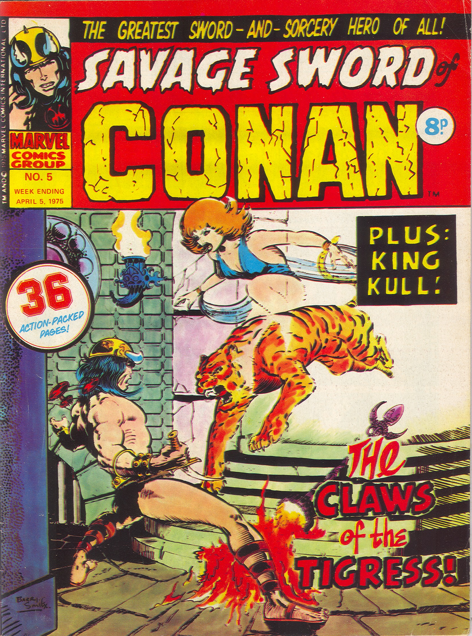 Read online The Savage Sword of Conan (1975) comic -  Issue #5 - 1