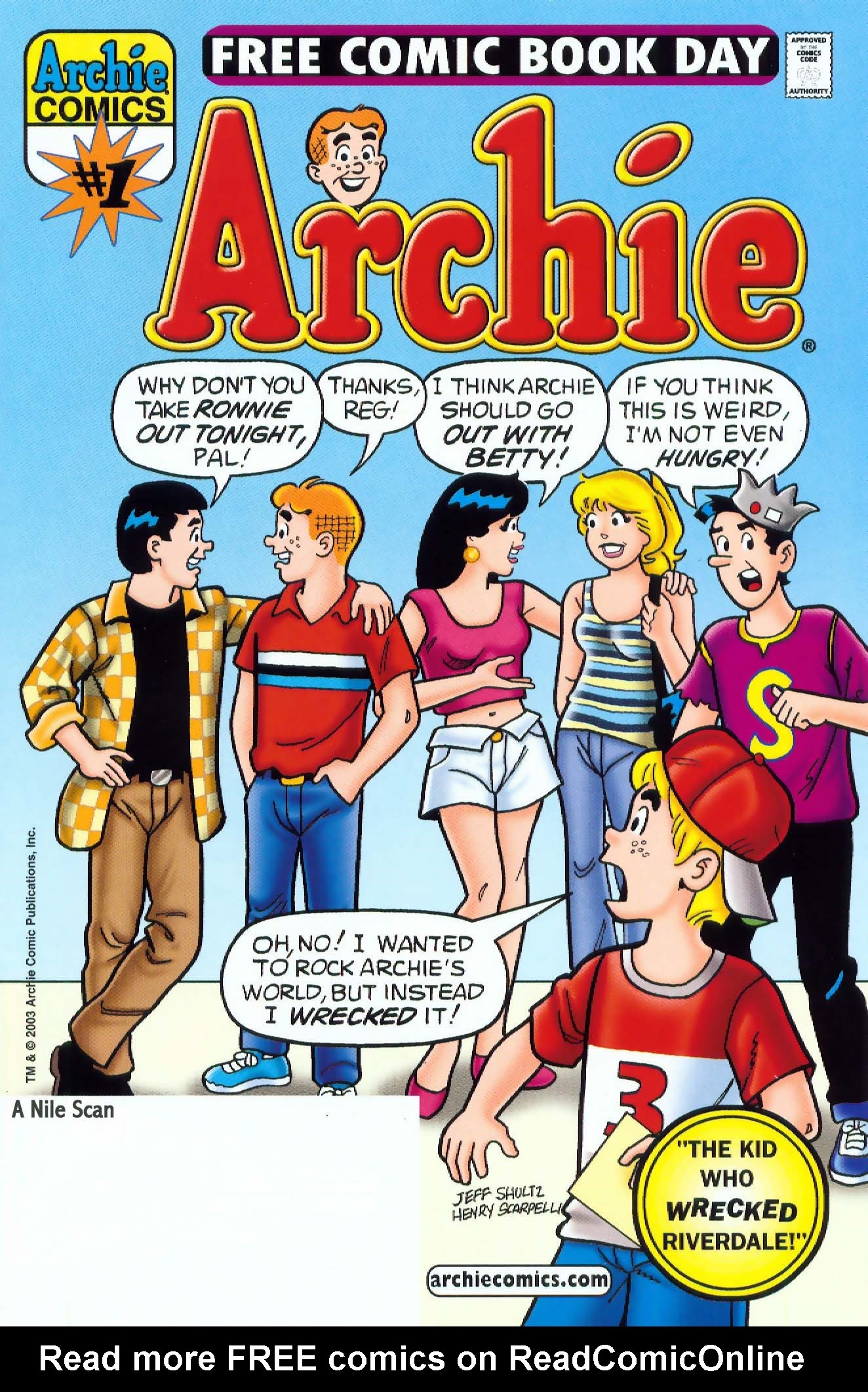 Read online Archie, Free Comic Book Day Edition comic -  Issue #1 - 1