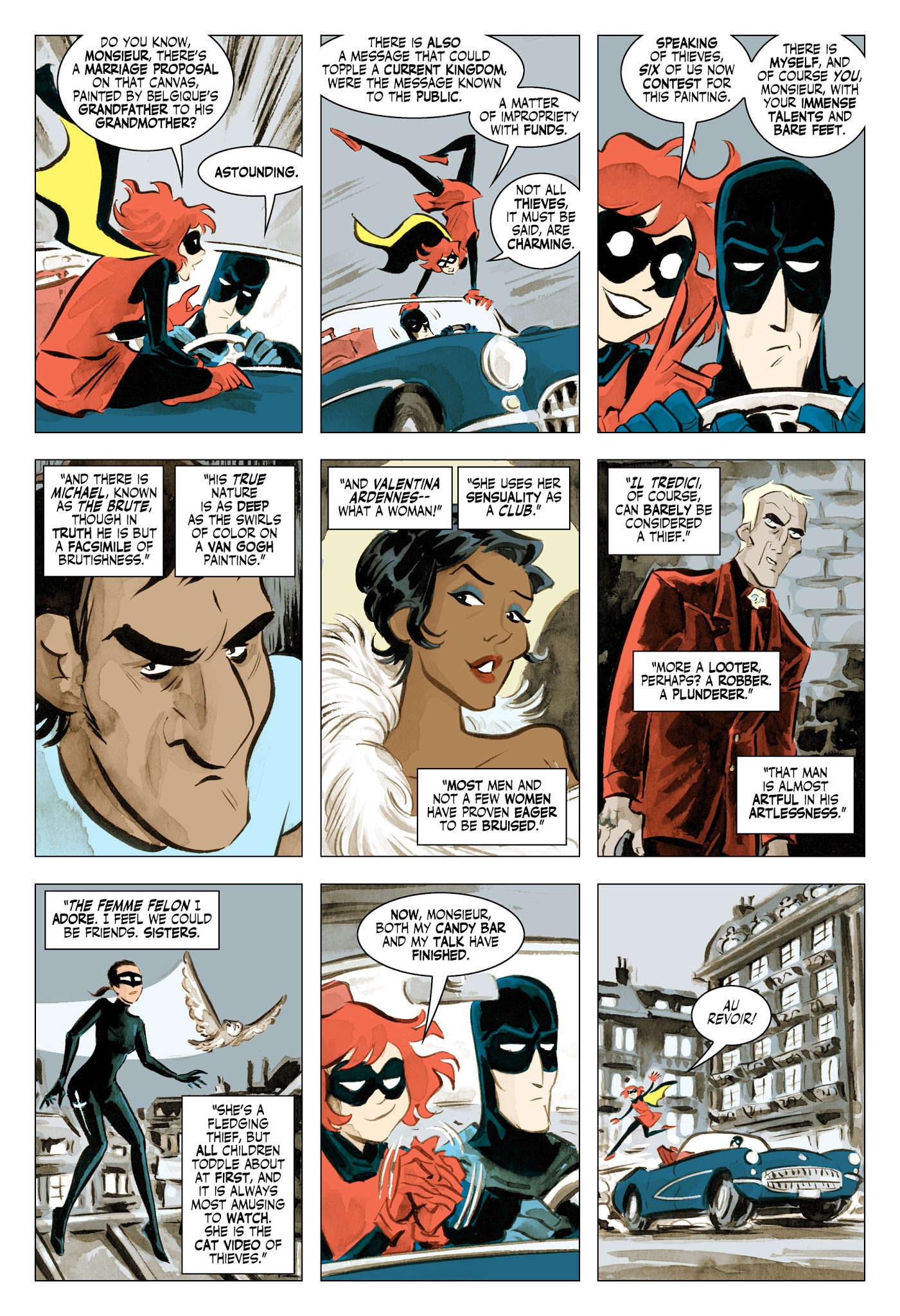 Read online Bandette (2012) comic -  Issue #17 - 18