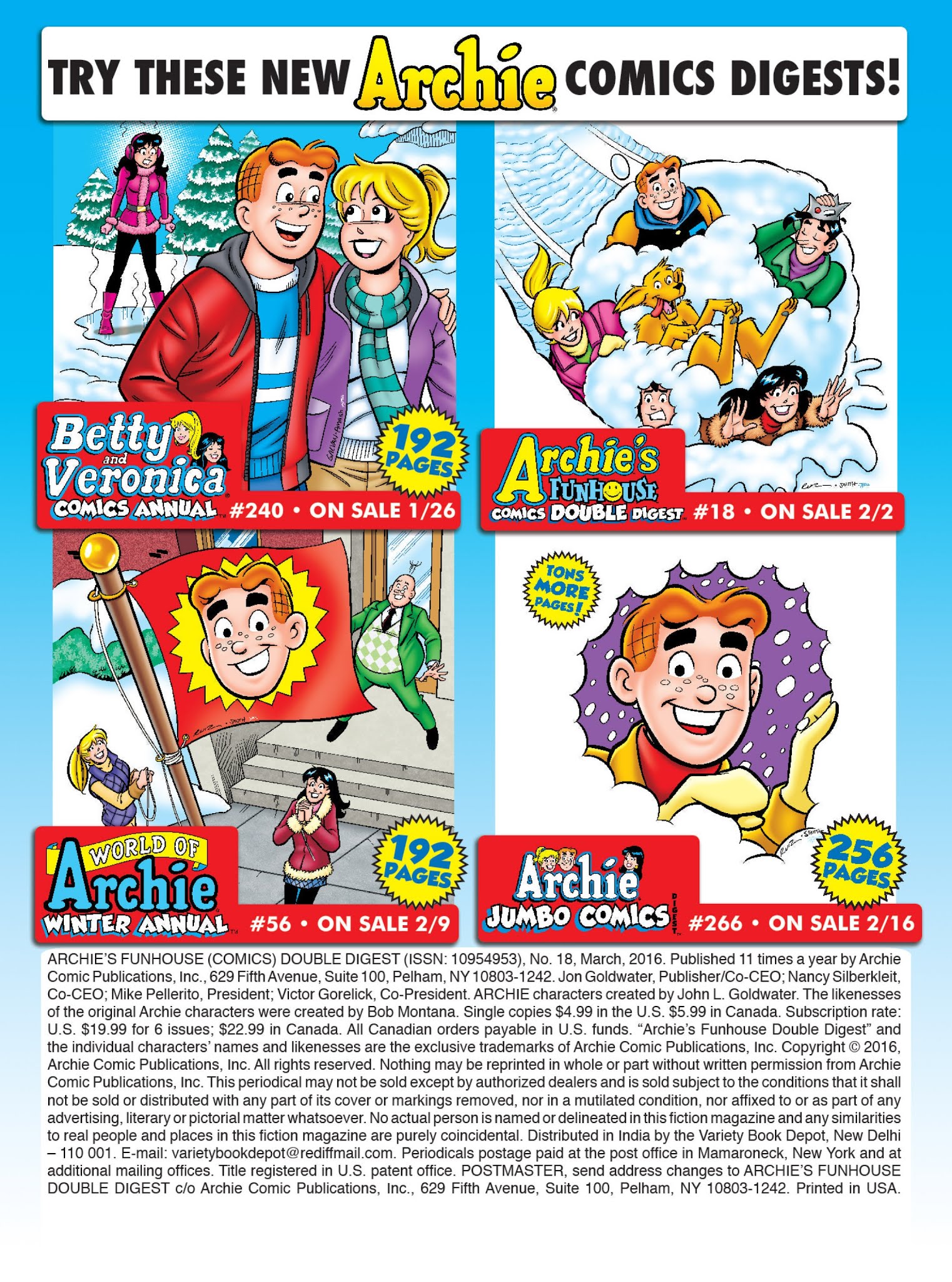 Read online Archie's Funhouse Double Digest comic -  Issue #18 - 151