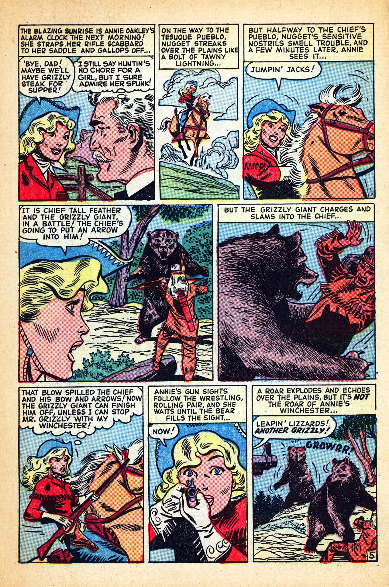 Read online Annie Oakley comic -  Issue #6 - 15