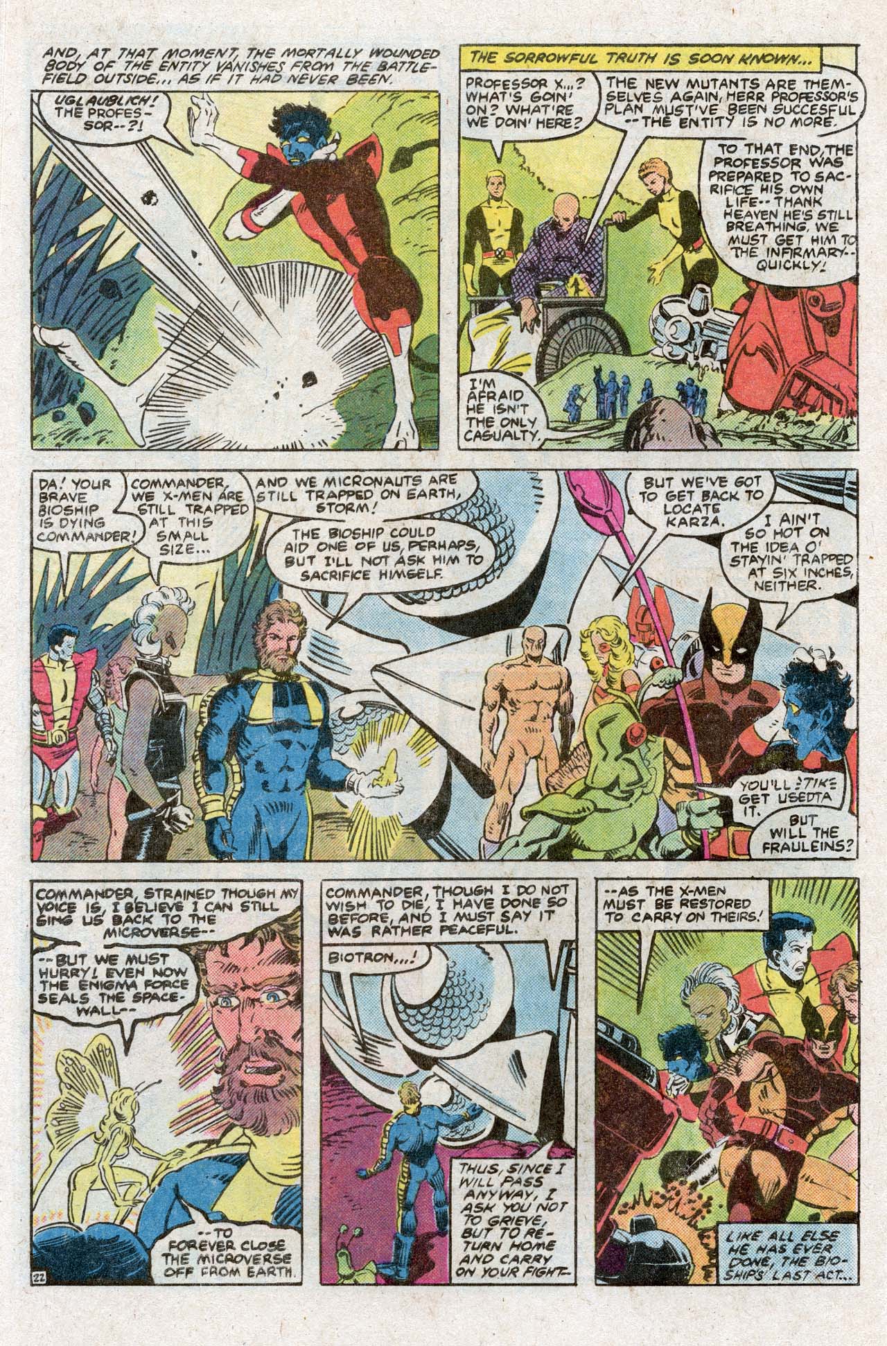 Read online The X-Men and the Micronauts comic -  Issue #4 - 31