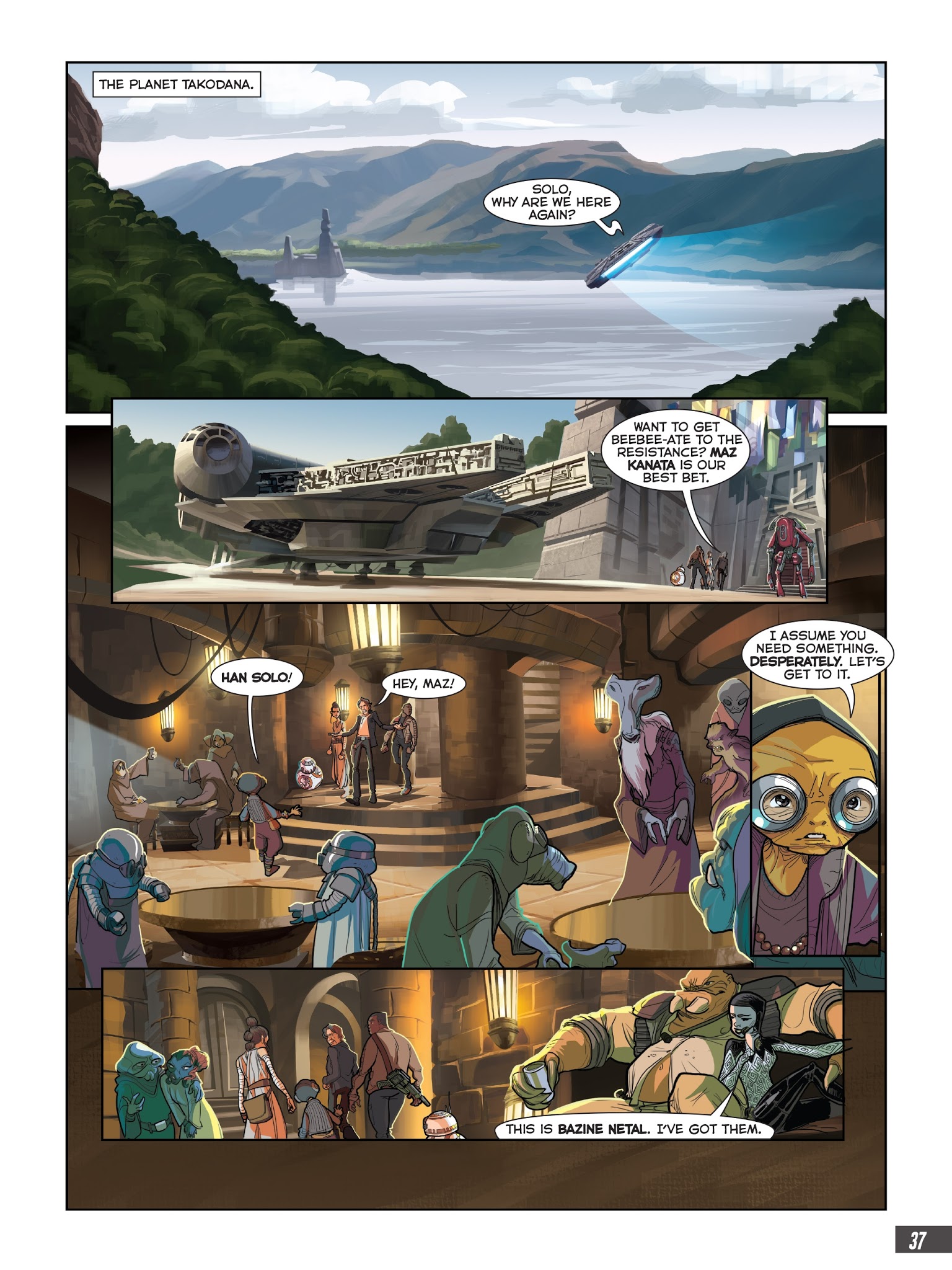 Read online Star Wars: The Force Awakens Graphic Novel Adaptation comic -  Issue # Full - 36