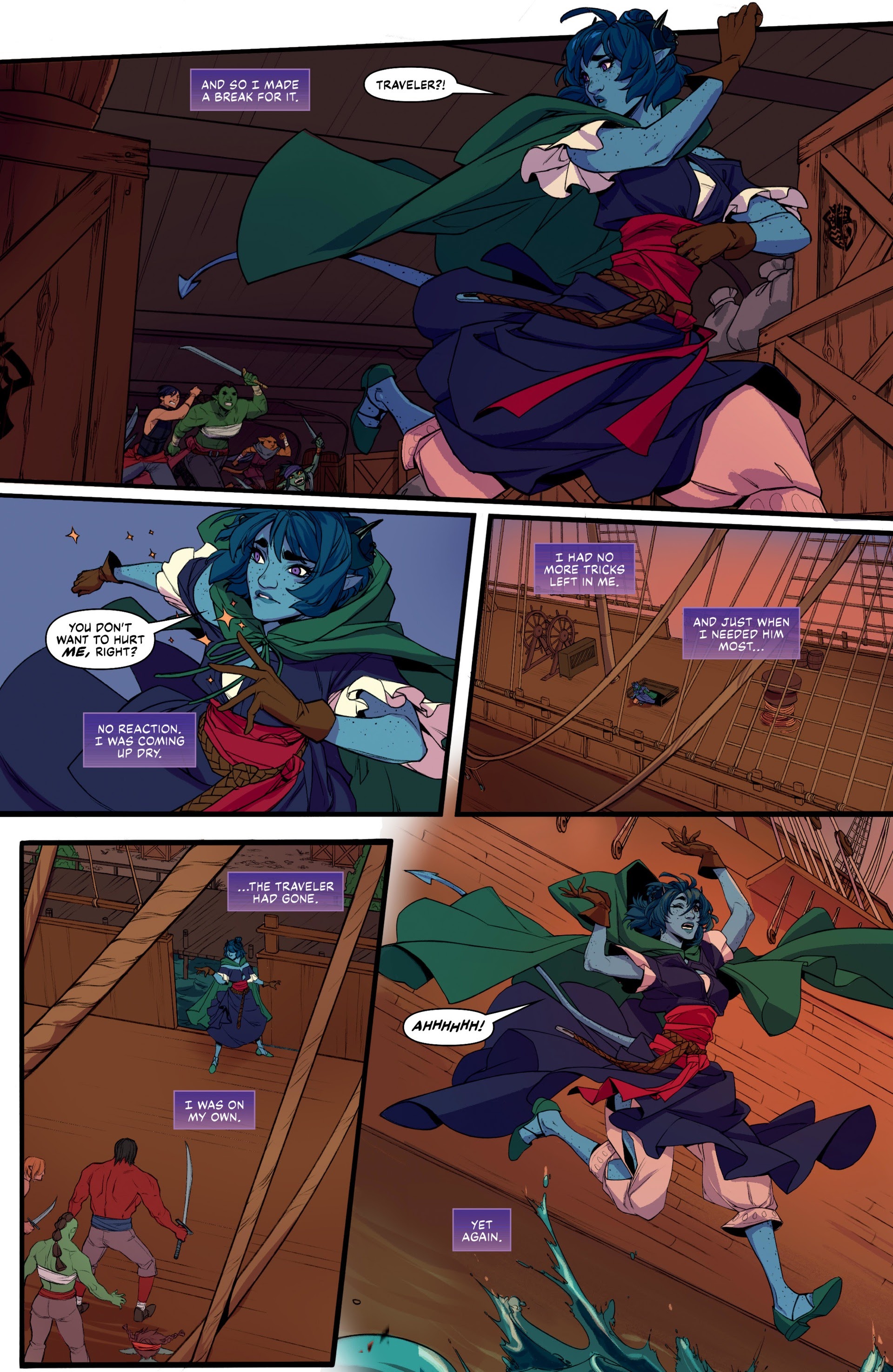 Read online Critical Role: The Mighty Nein Origins–Jester Lavorre comic -  Issue # Full - 44