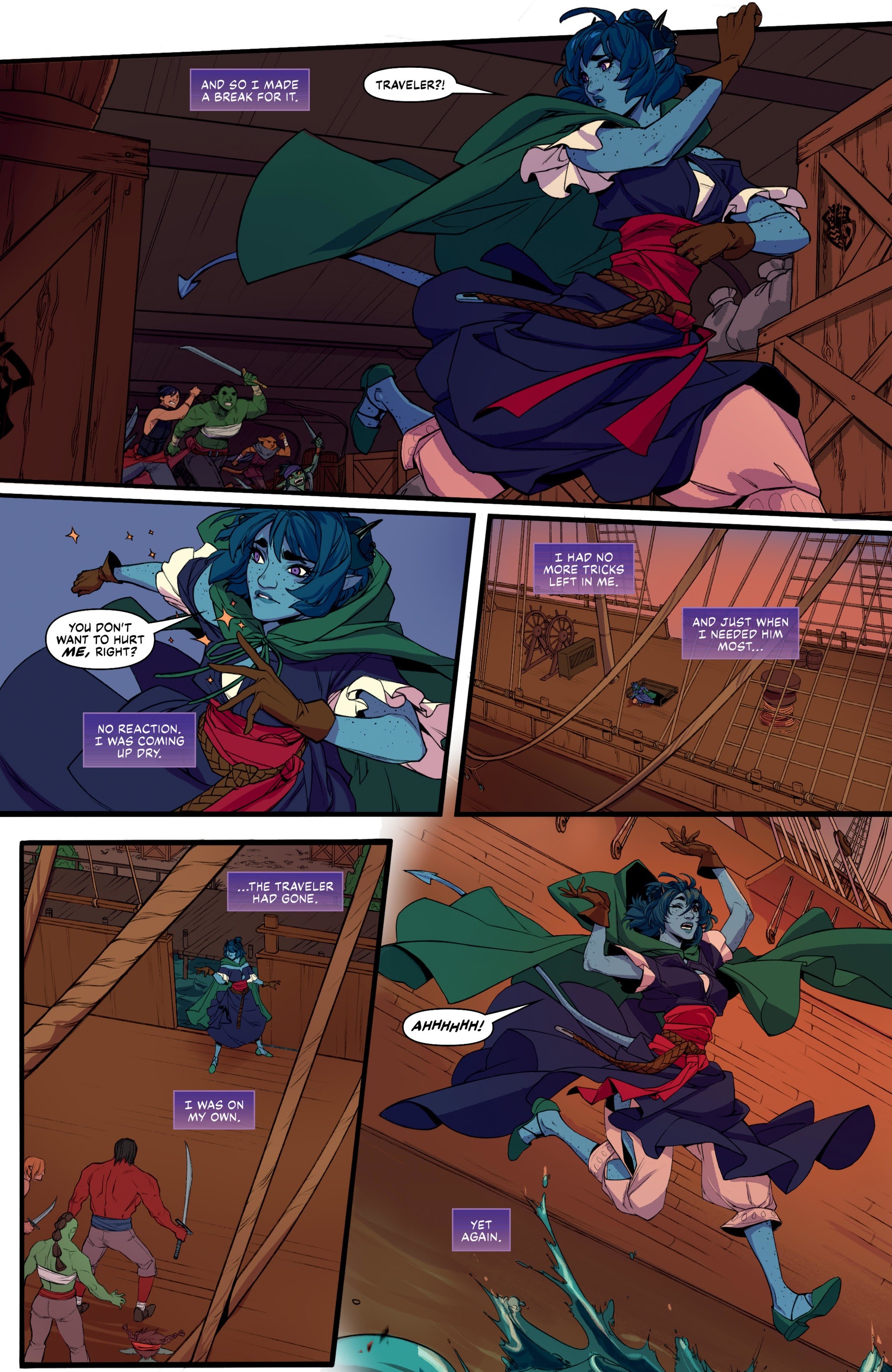 Read online Critical Role: The Mighty Nein Origins–Jester Lavorre comic -  Issue # Full - 44