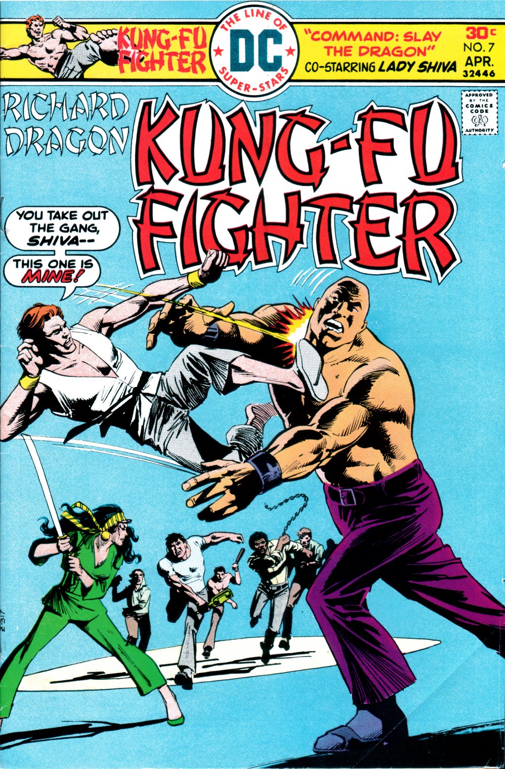 Read online Richard Dragon, Kung-Fu Fighter comic -  Issue #7 - 1