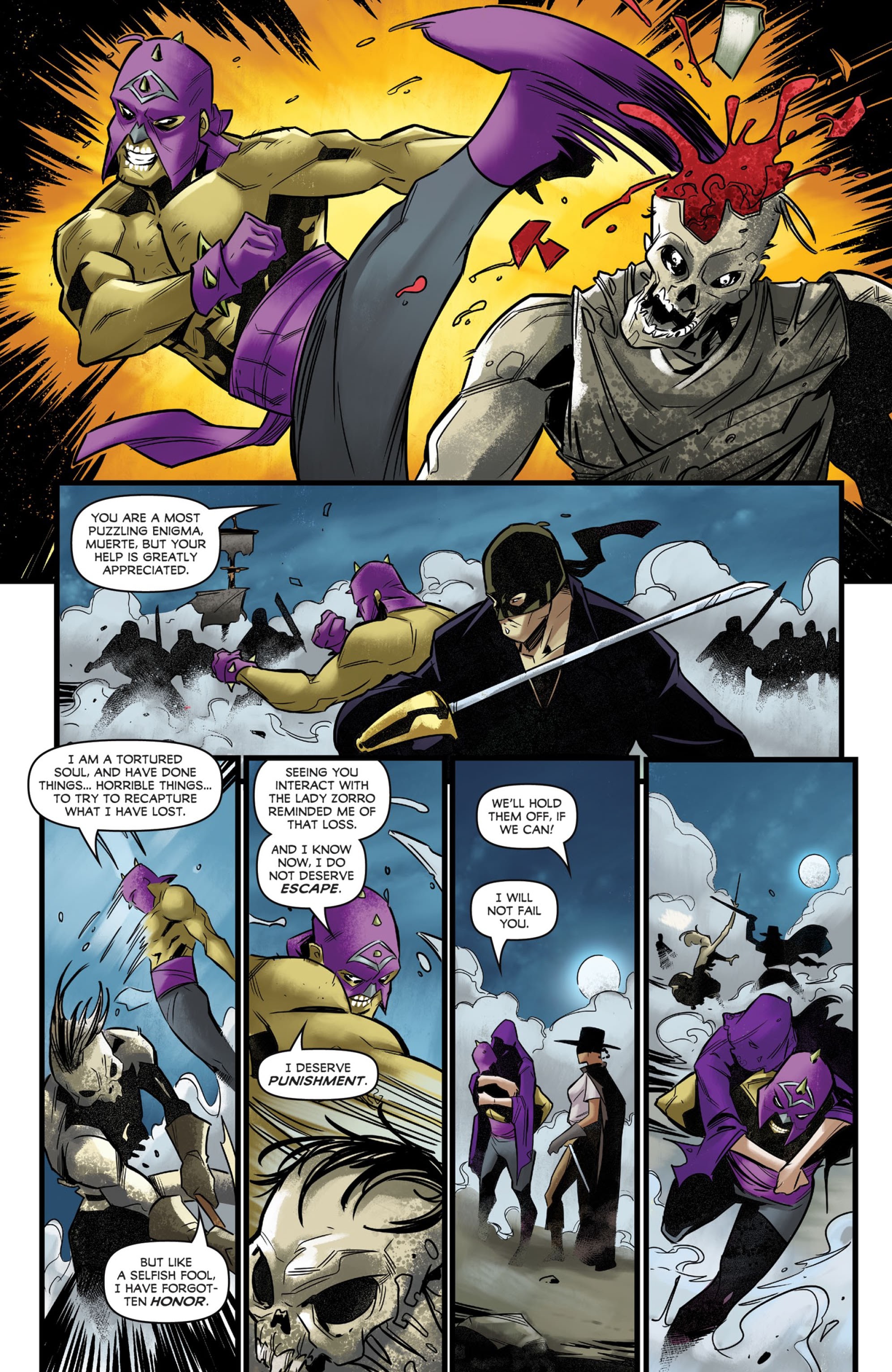 Read online Zorro: Galleon Of the Dead comic -  Issue #4 - 20