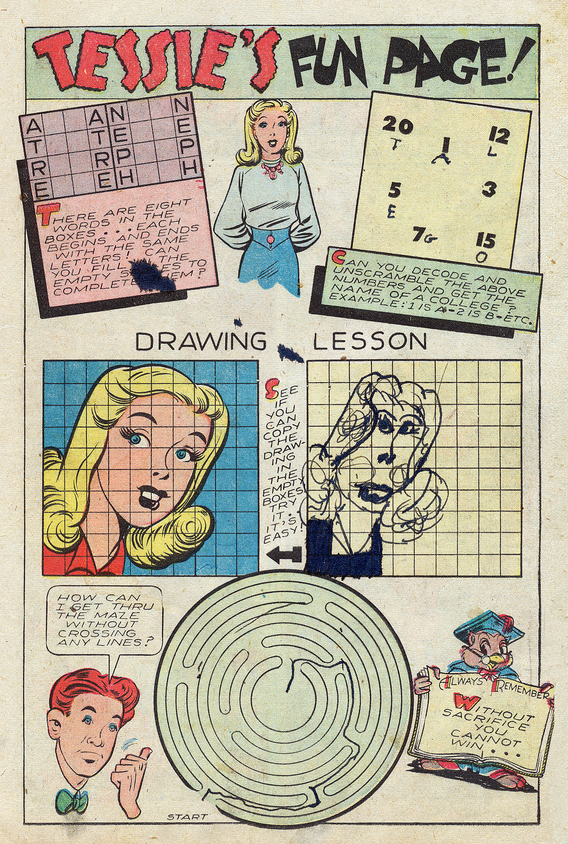 Read online Tessie the Typist comic -  Issue #5 - 11