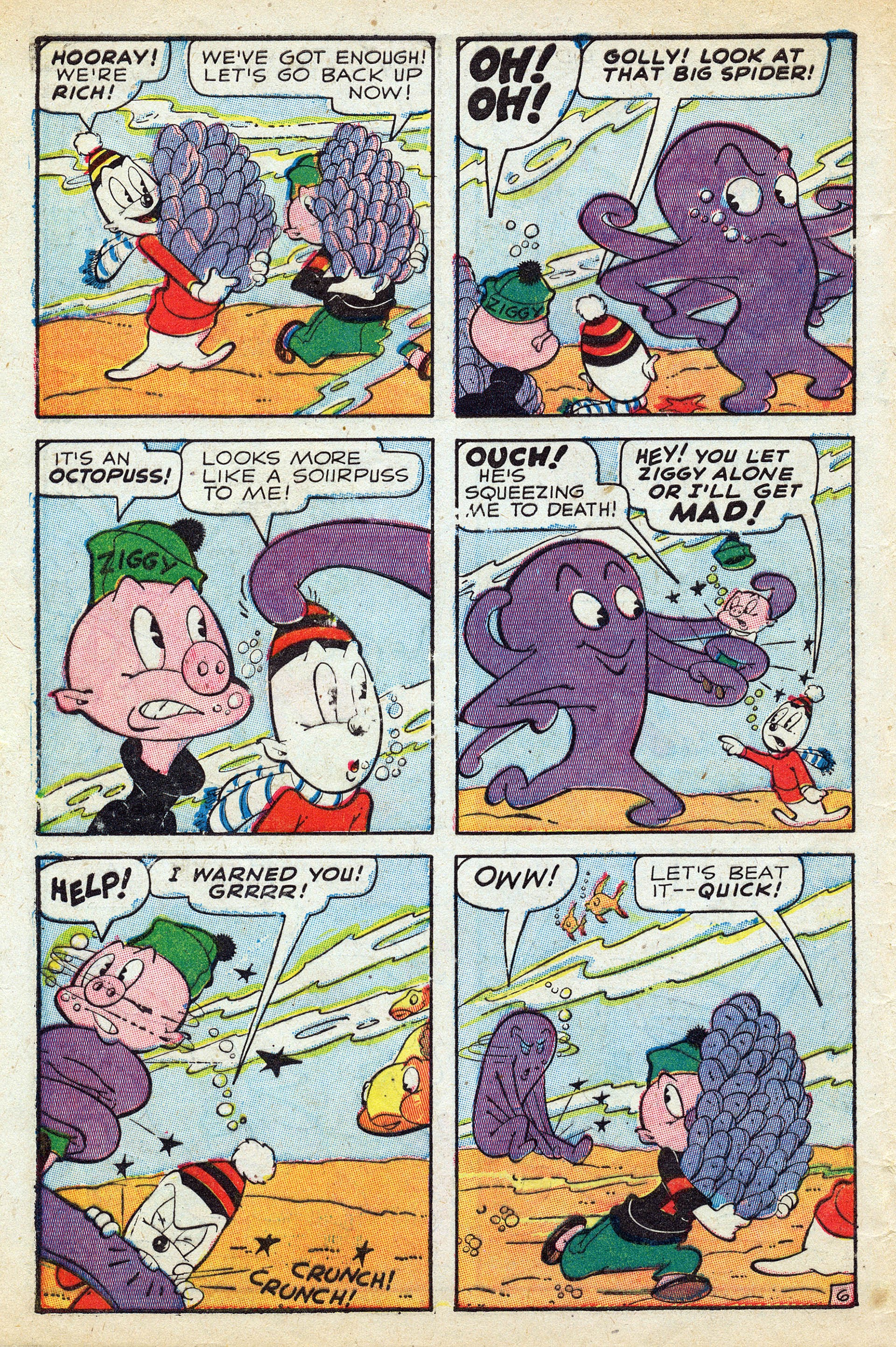 Read online Ziggy Pig-Silly Seal Comics (1944) comic -  Issue #1 - 8
