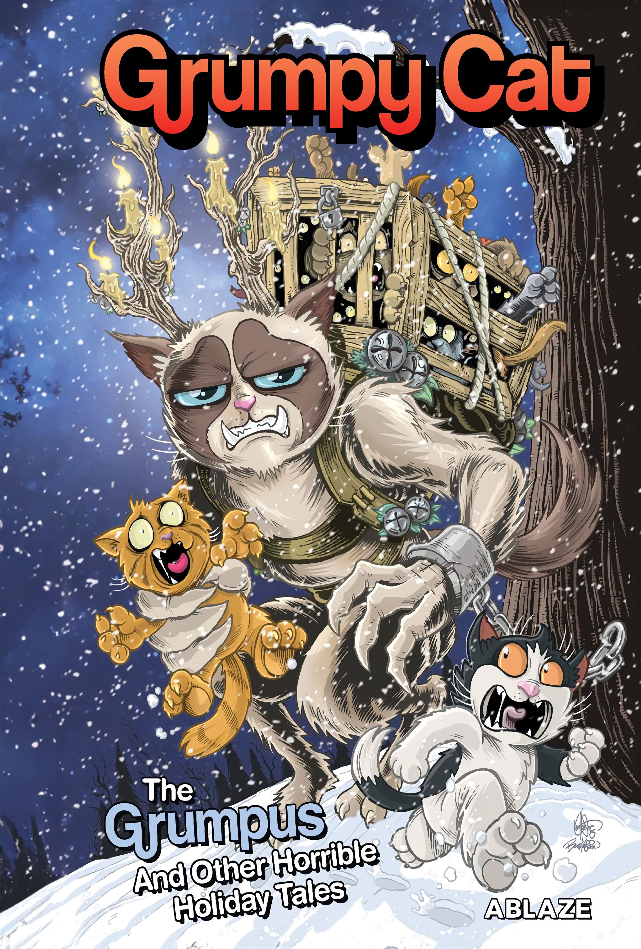 Read online Grumpy Cat: The Grumpus and Other Horrible Holiday Tales comic -  Issue # TPB - 1