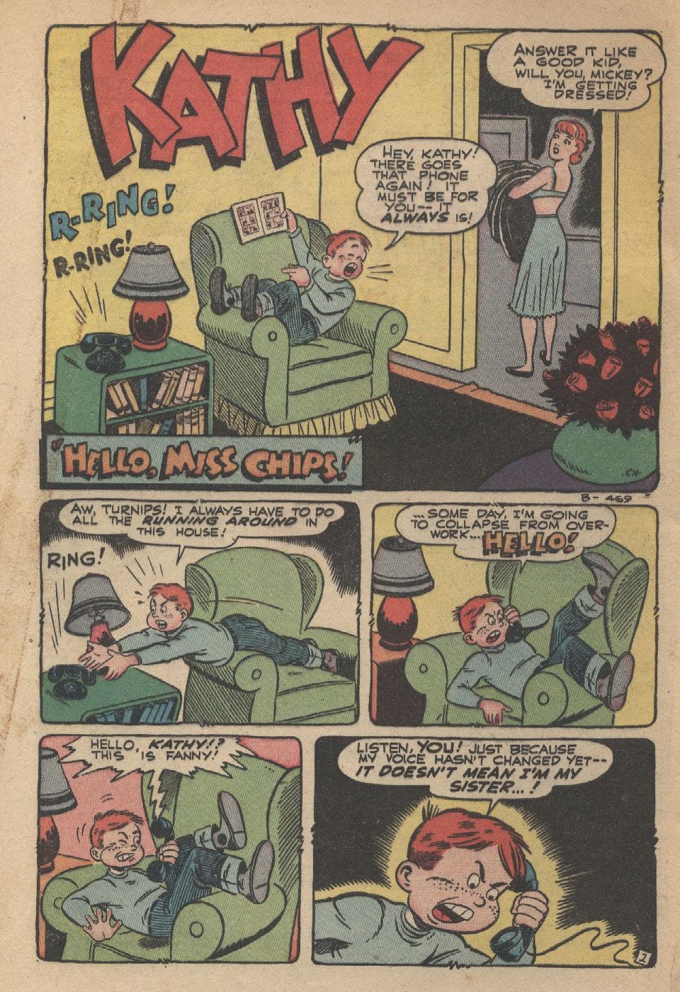 Read online Kathy (1949) comic -  Issue #1 - 4