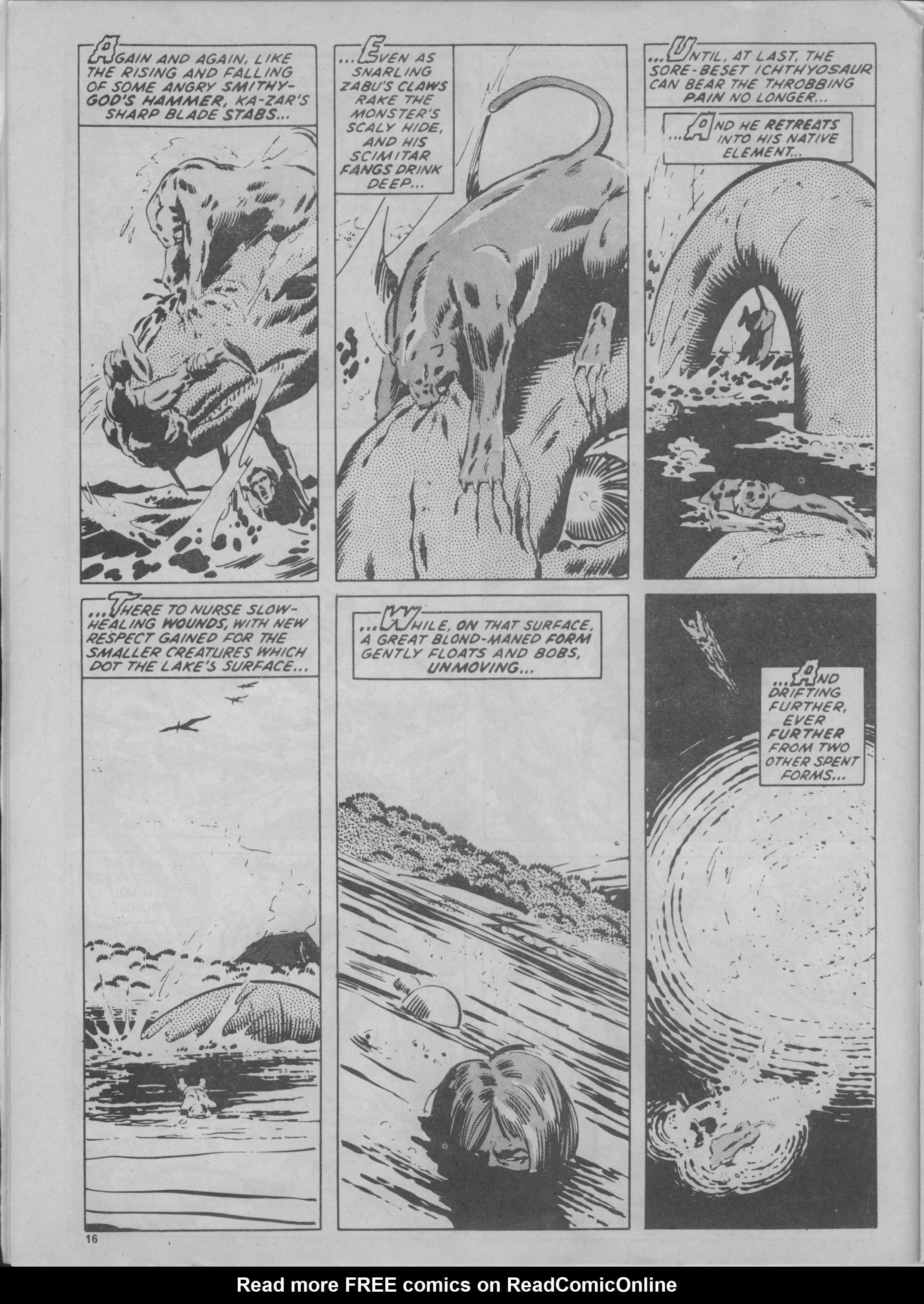 Read online Planet of the Apes (1974) comic -  Issue #10 - 16