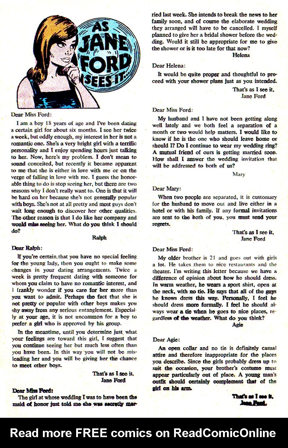 Read online Young Love (1963) comic -  Issue #58 - 22