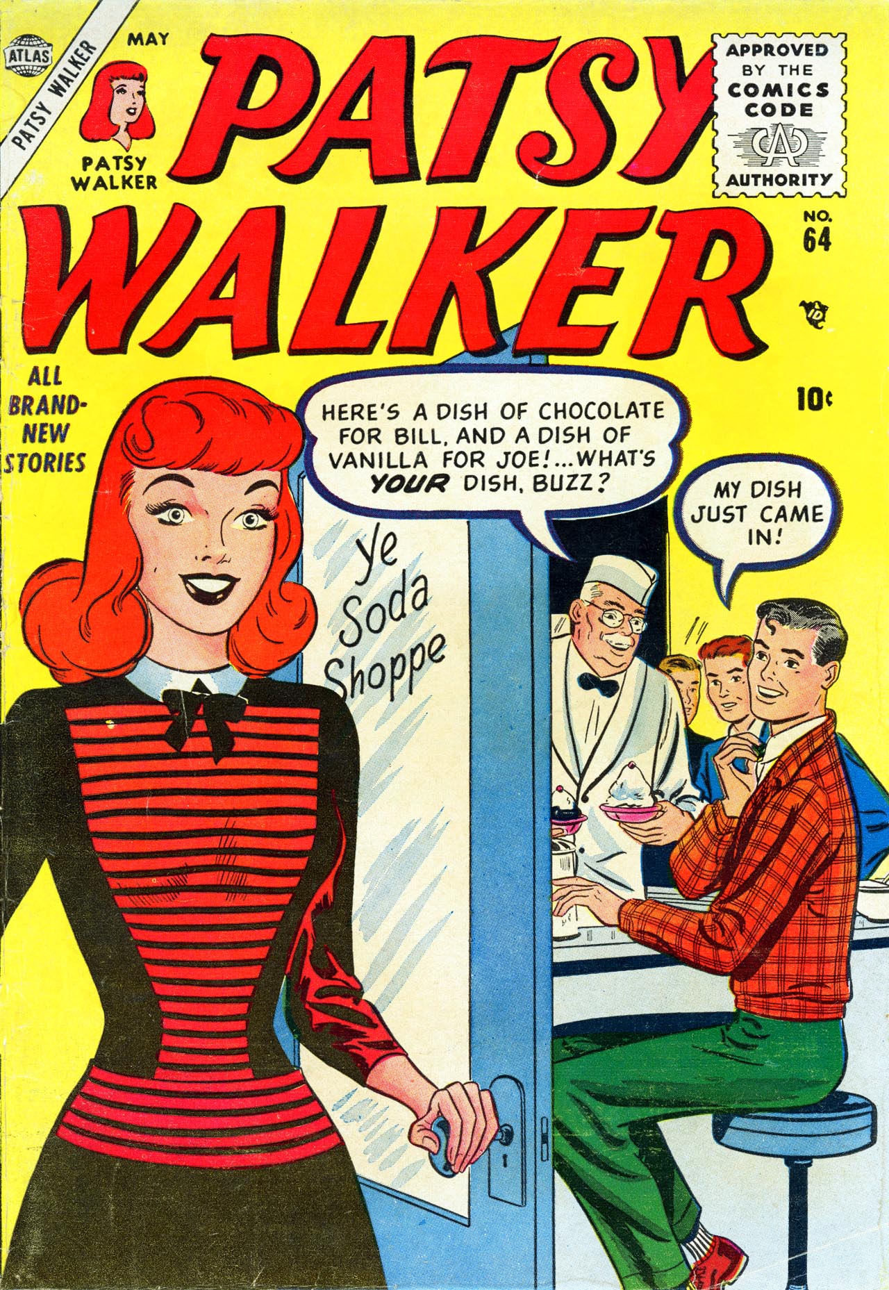 Read online Patsy Walker comic -  Issue #64 - 1