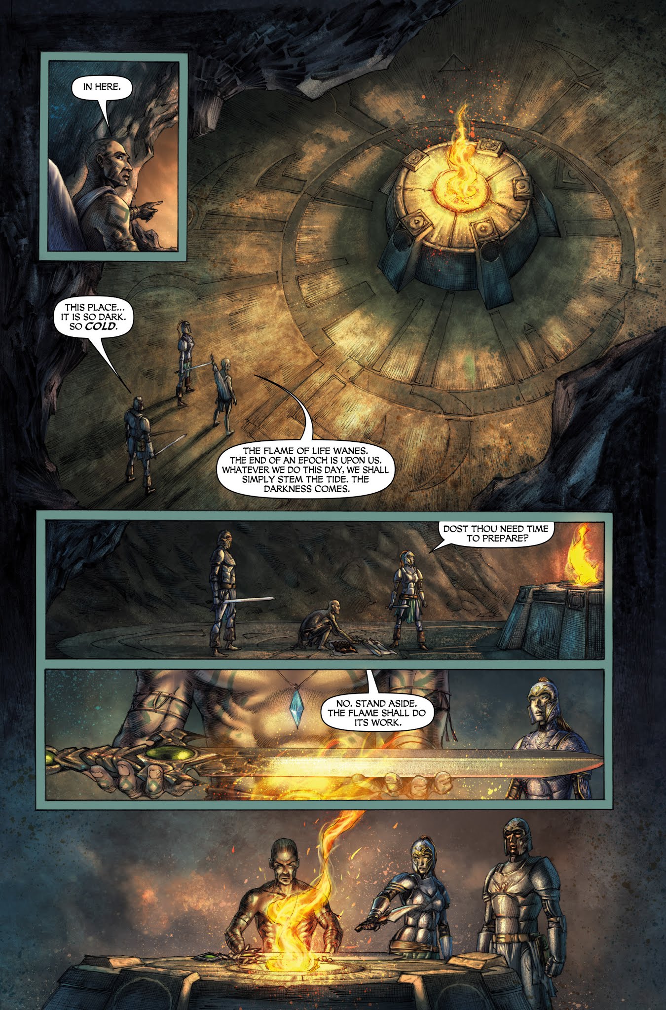 Read online Dark Souls: The Breath of Andolus comic -  Issue #4 - 13