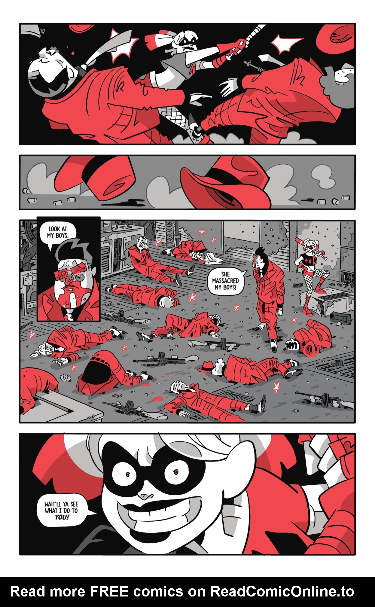 Read online Harley Quinn: Black   White   Redder comic -  Issue #4 - 24
