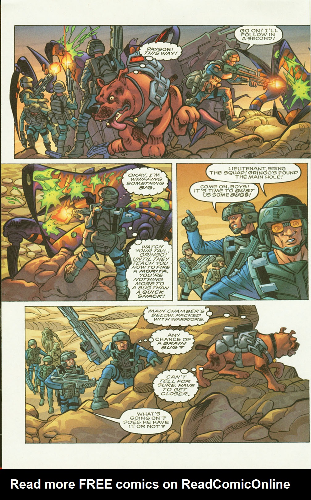 Read online Starship Troopers: Dominant Species comic -  Issue #3 - 4