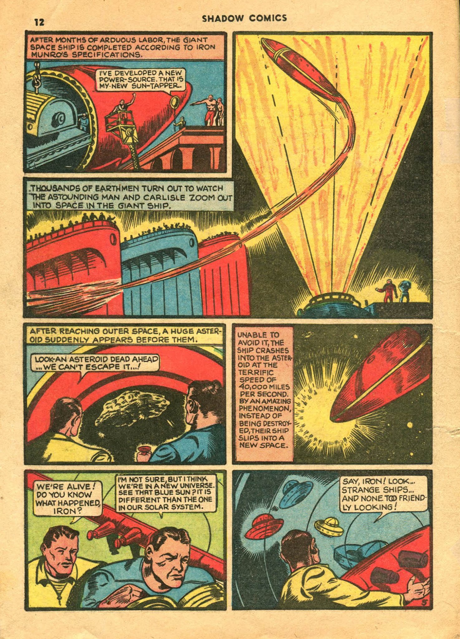 Read online Shadow Comics comic -  Issue #1 - 9