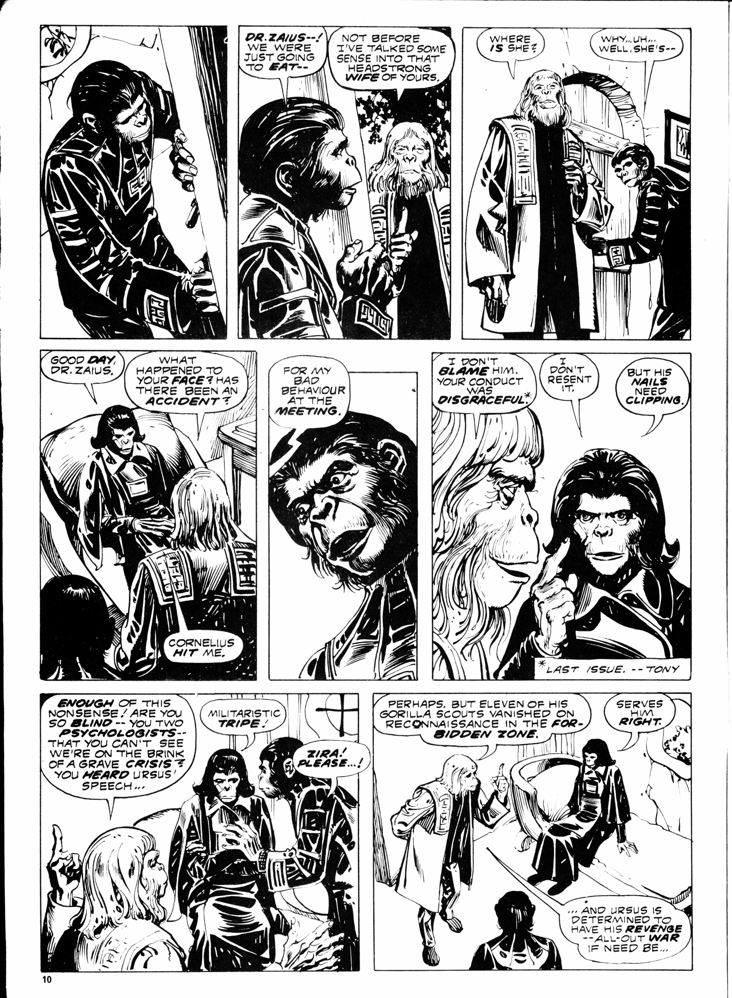 Read online Planet of the Apes (1974) comic -  Issue #37 - 10