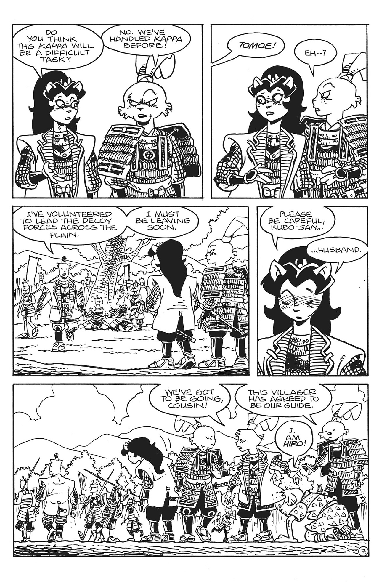 Read online Teenage Mutant Ninja Turtles/Usagi Yojimbo: WhereWhen #1: Director’s Cut comic -  Issue #1: Director’s Cut Full - 8