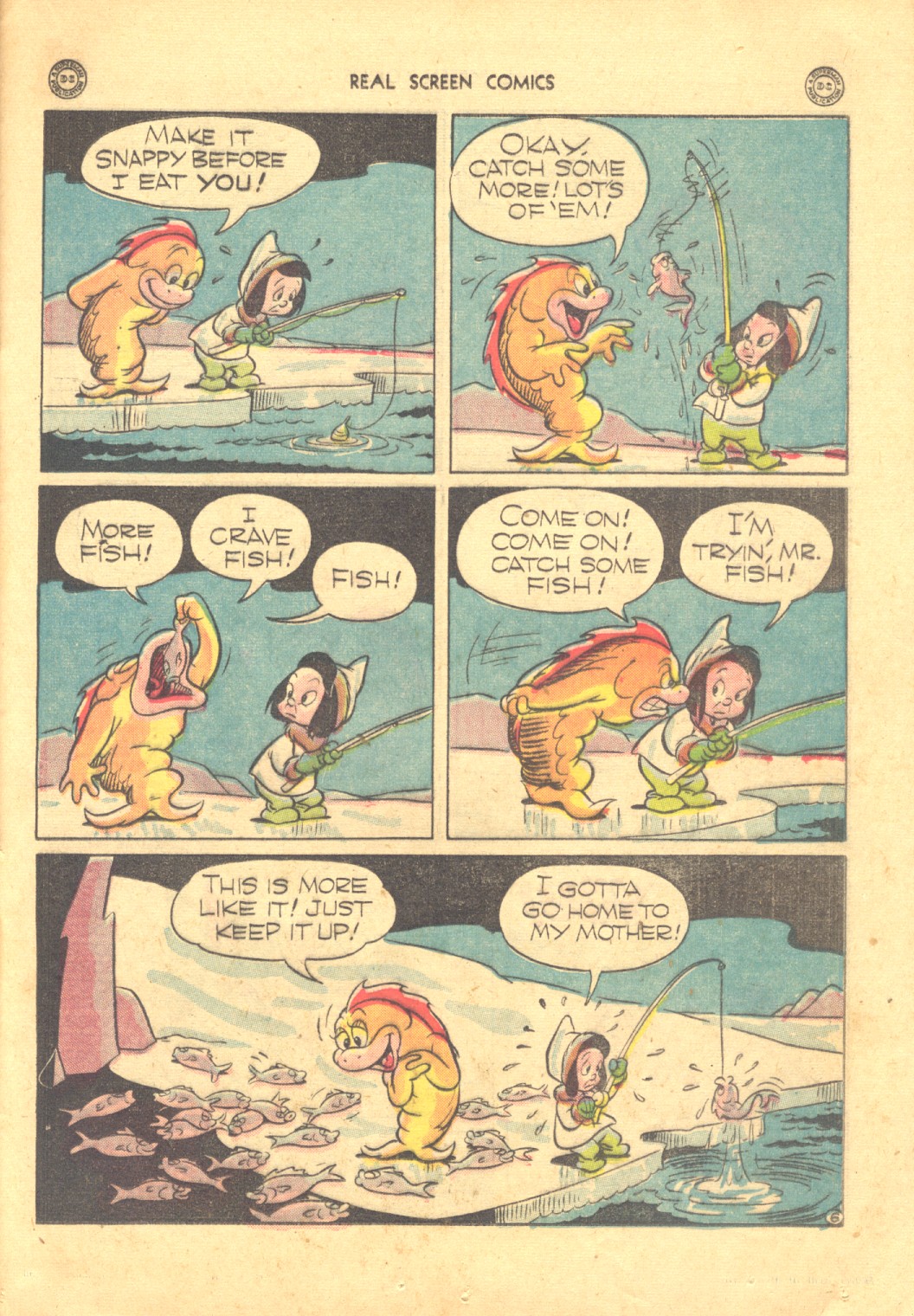 Read online Real Screen Comics comic -  Issue #7 - 31