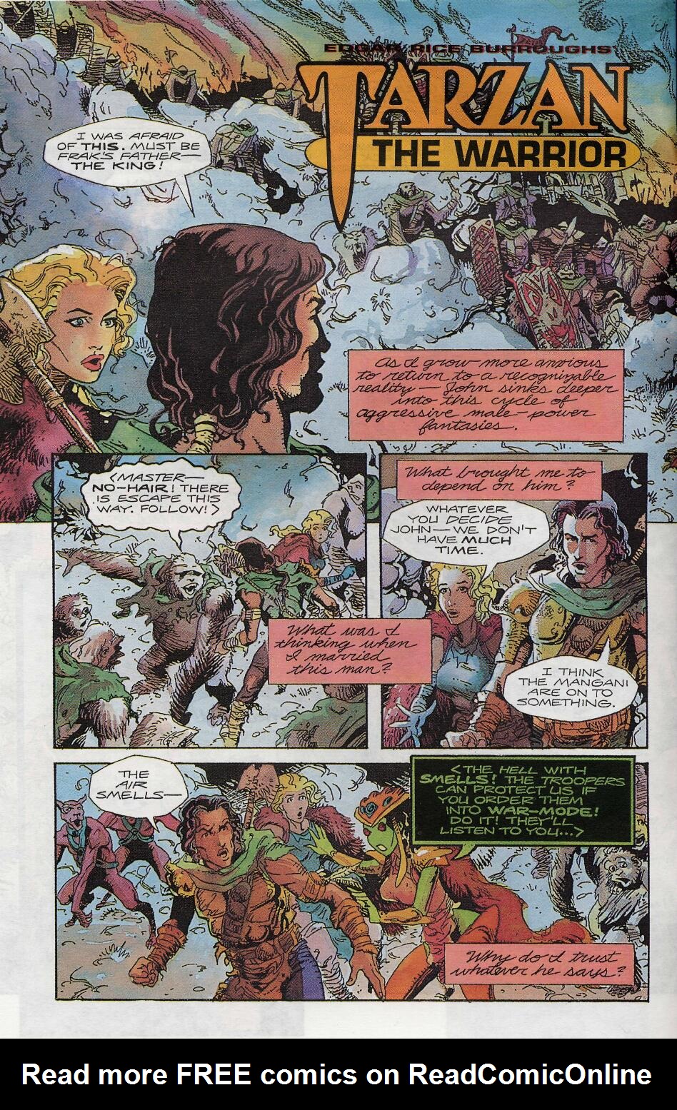 Read online Tarzan the Warrior comic -  Issue #4 - 4