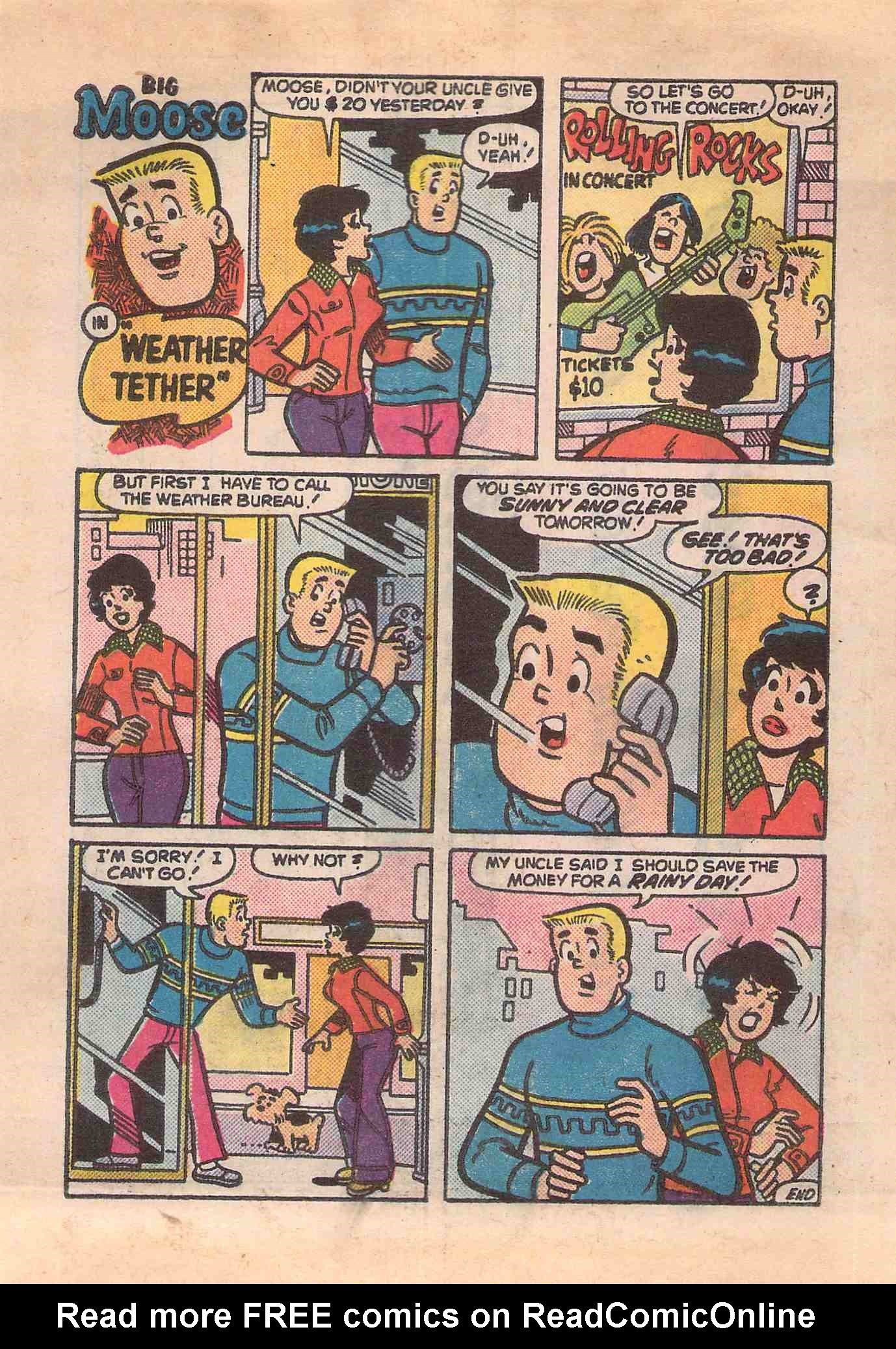 Read online Archie's Double Digest Magazine comic -  Issue #32 - 165