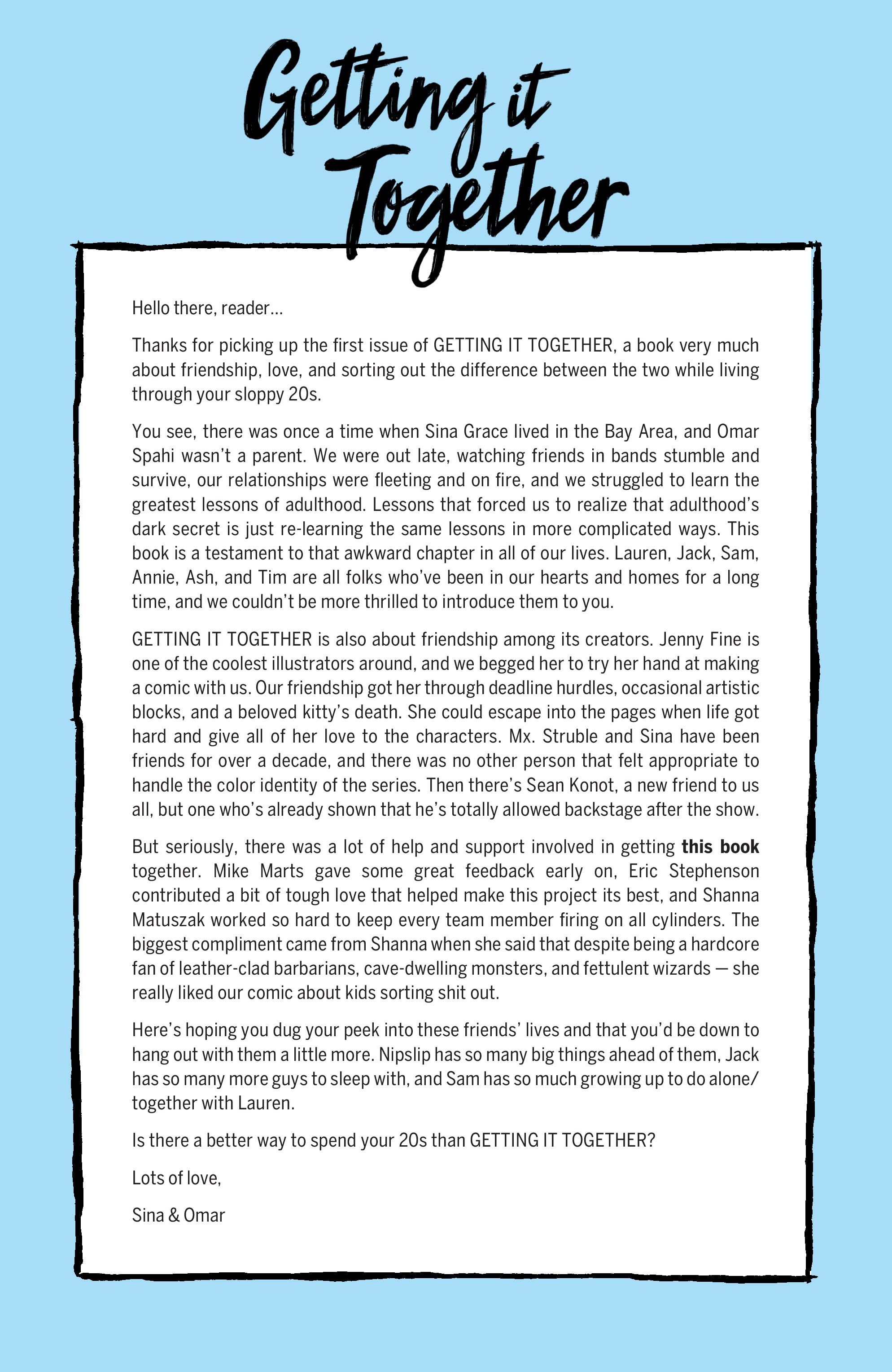 Read online Getting It Together comic -  Issue #1 - 31