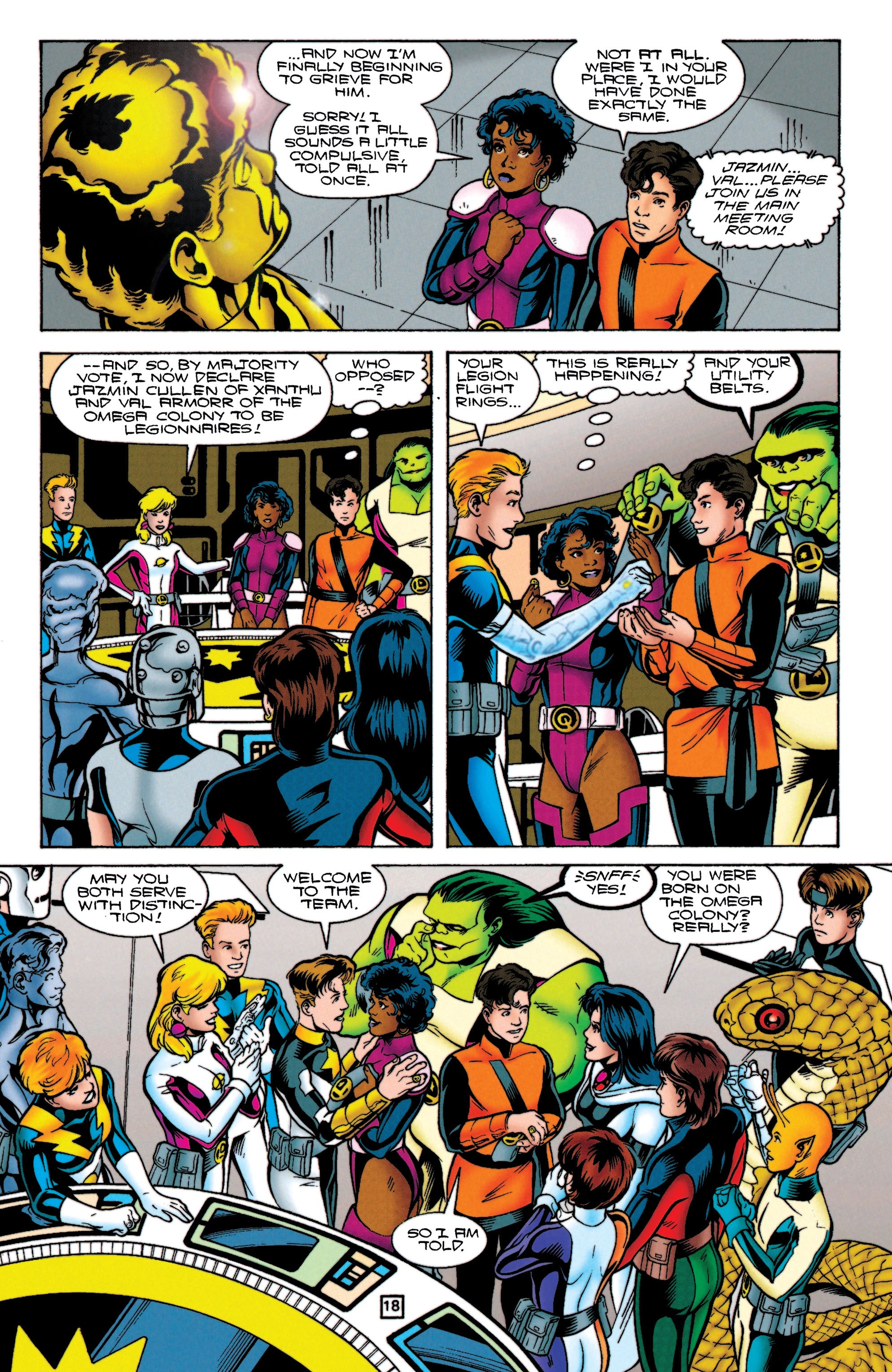 Read online Legionnaires comic -  Issue #60 - 18