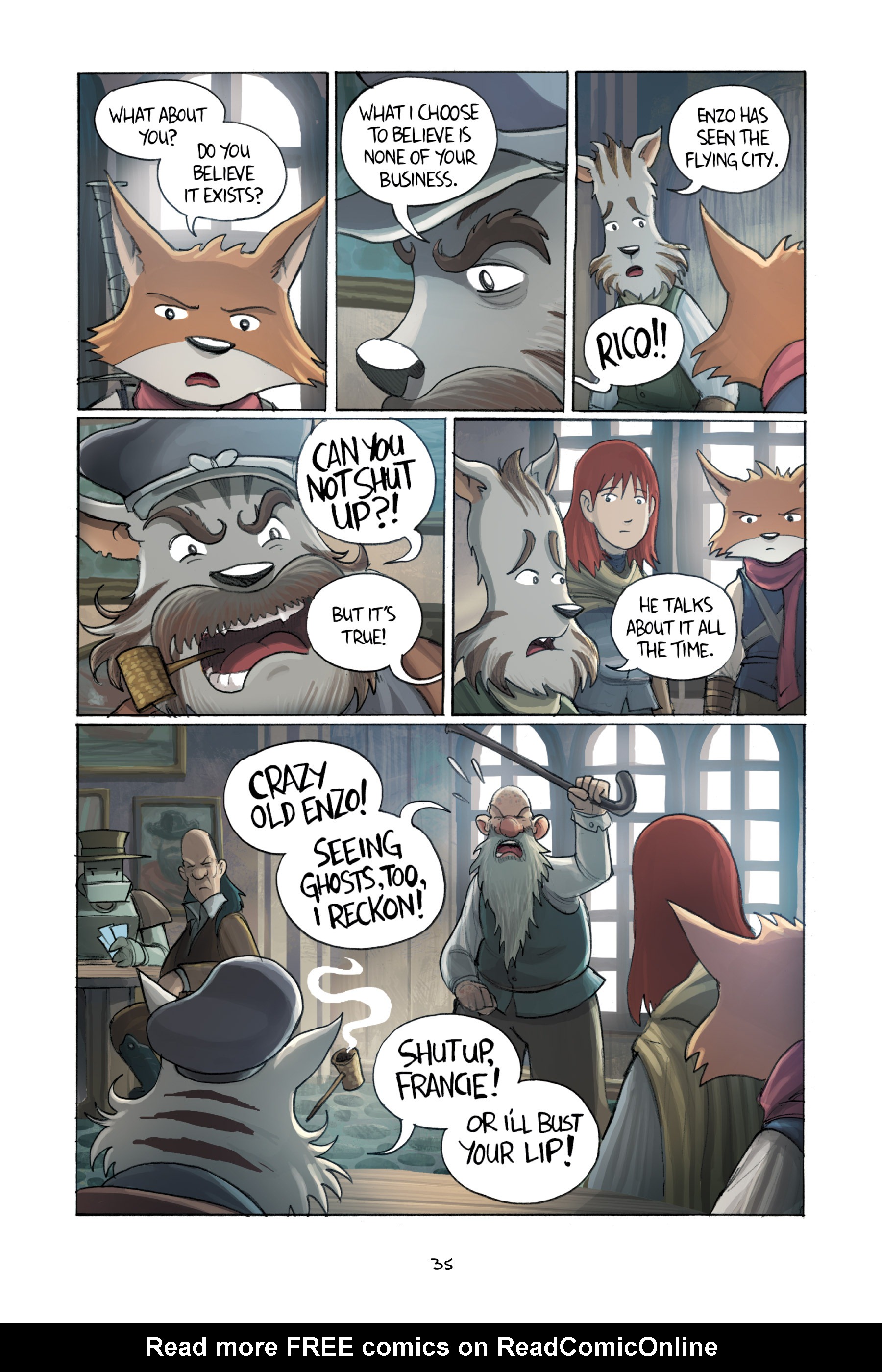 Read online Amulet comic -  Issue # TPB 3 (Part 1) - 34
