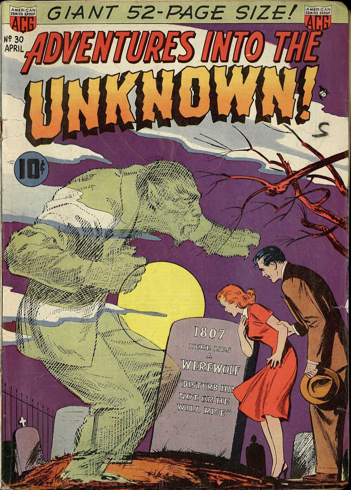 Read online Adventures Into The Unknown comic -  Issue #30 - 1
