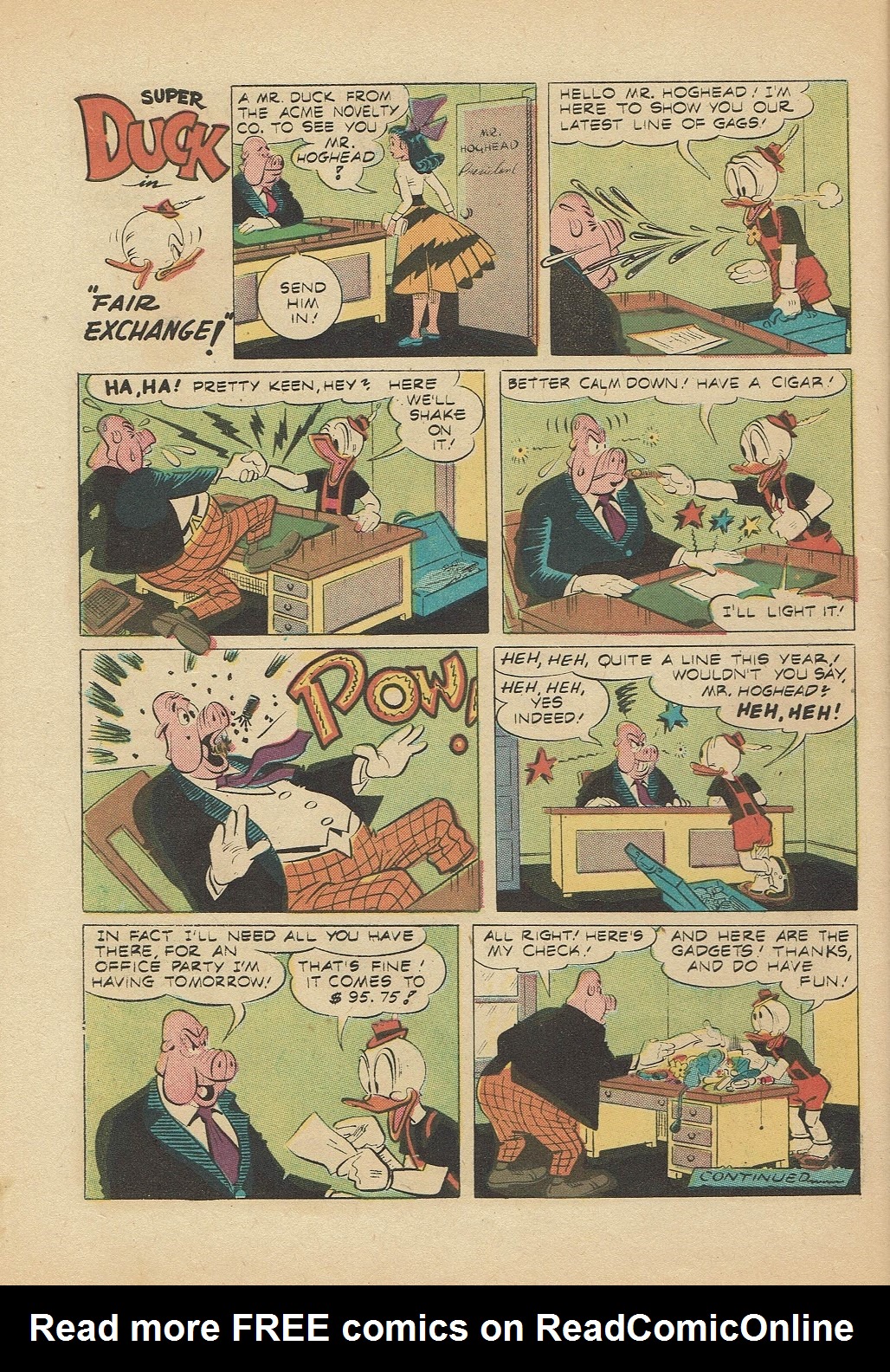 Read online Super Duck Comics comic -  Issue #67 - 30