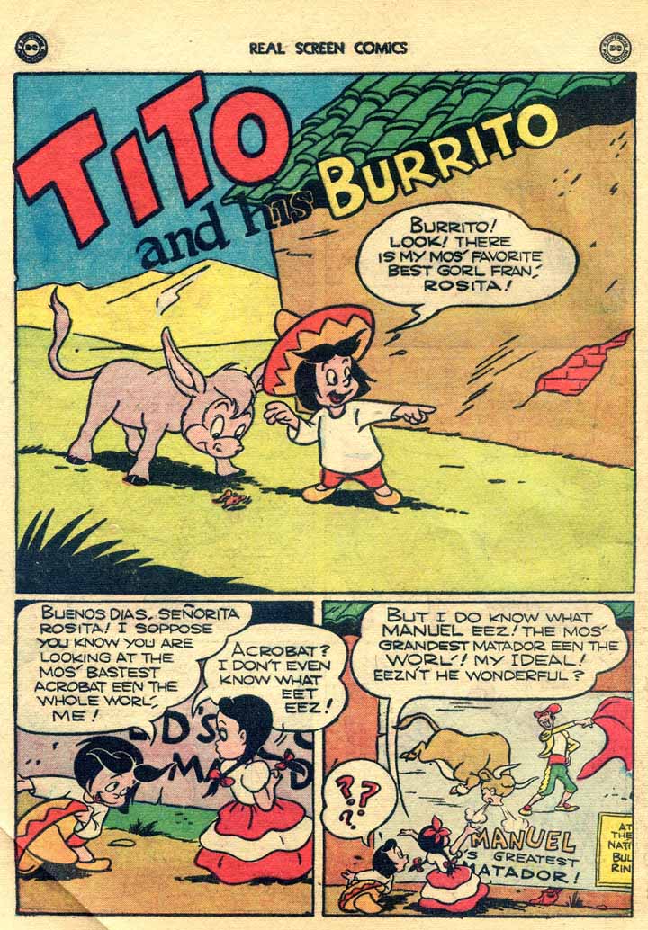 Read online Real Screen Comics comic -  Issue #8 - 10