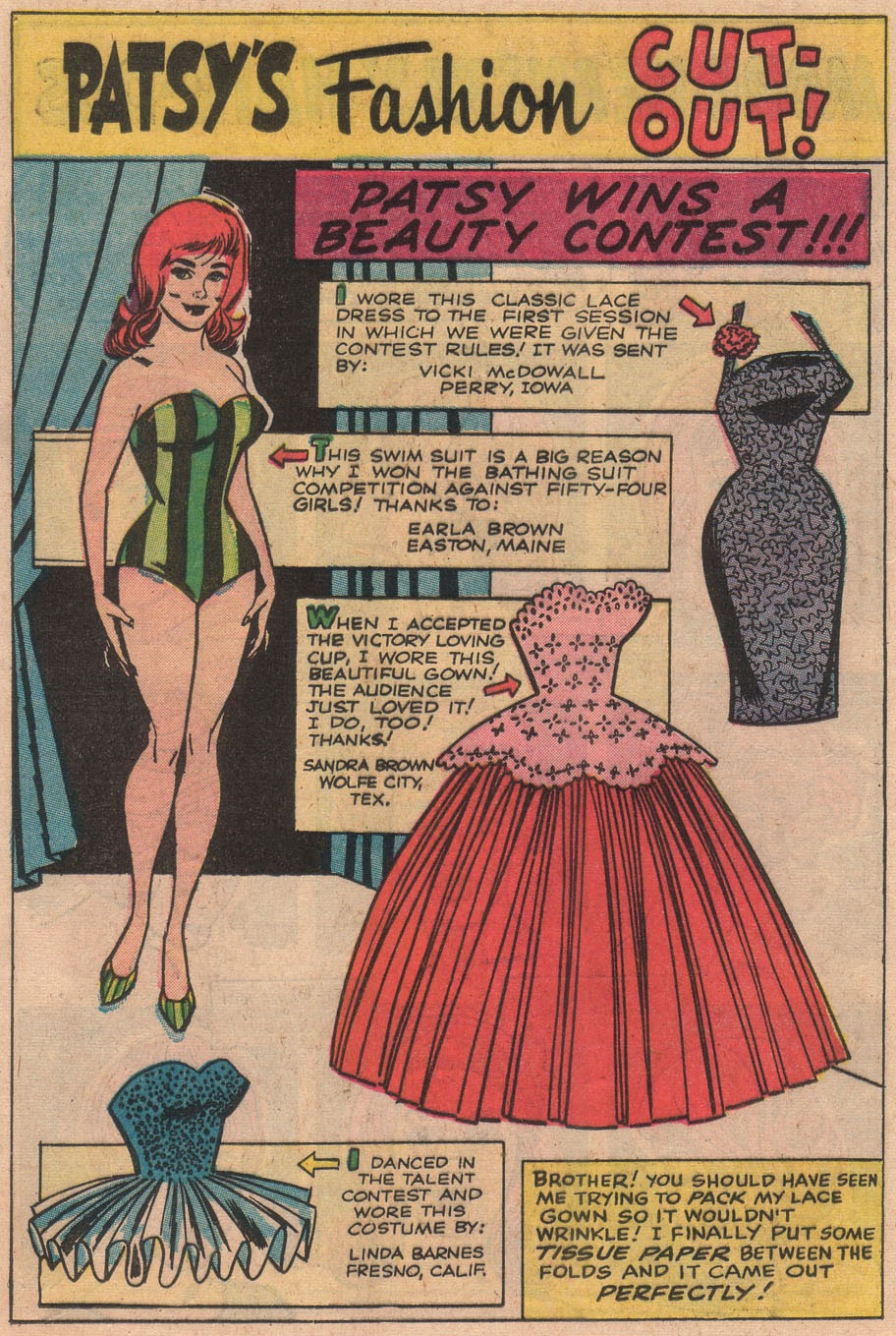 Read online Patsy Walker's Fashion Parade comic -  Issue # Full - 56