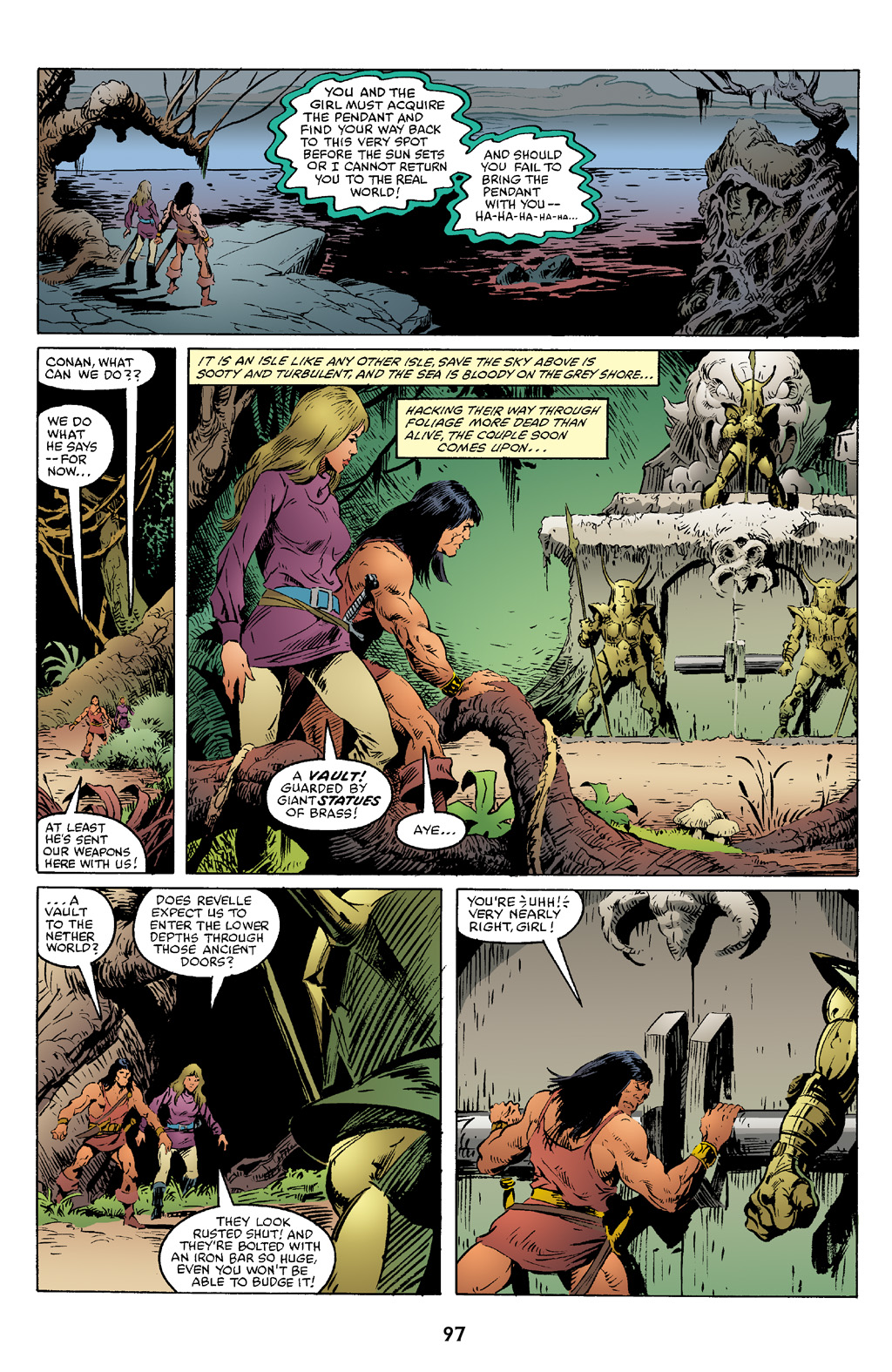 Read online The Chronicles of Conan comic -  Issue # TPB 18 (Part 1) - 98