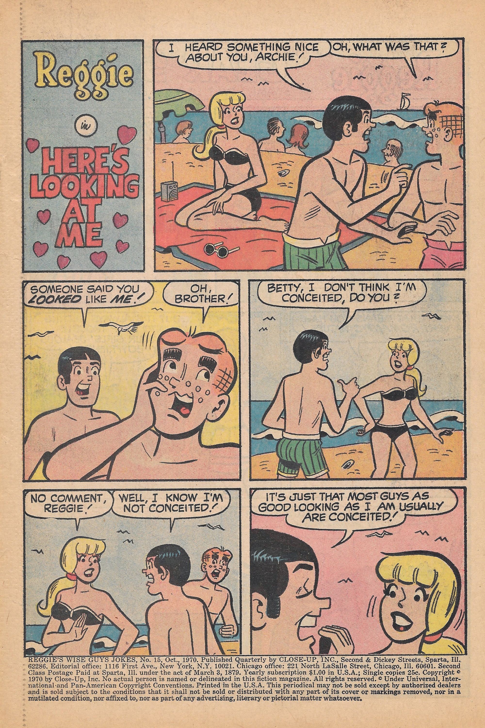 Read online Reggie's Wise Guy Jokes comic -  Issue #15 - 3