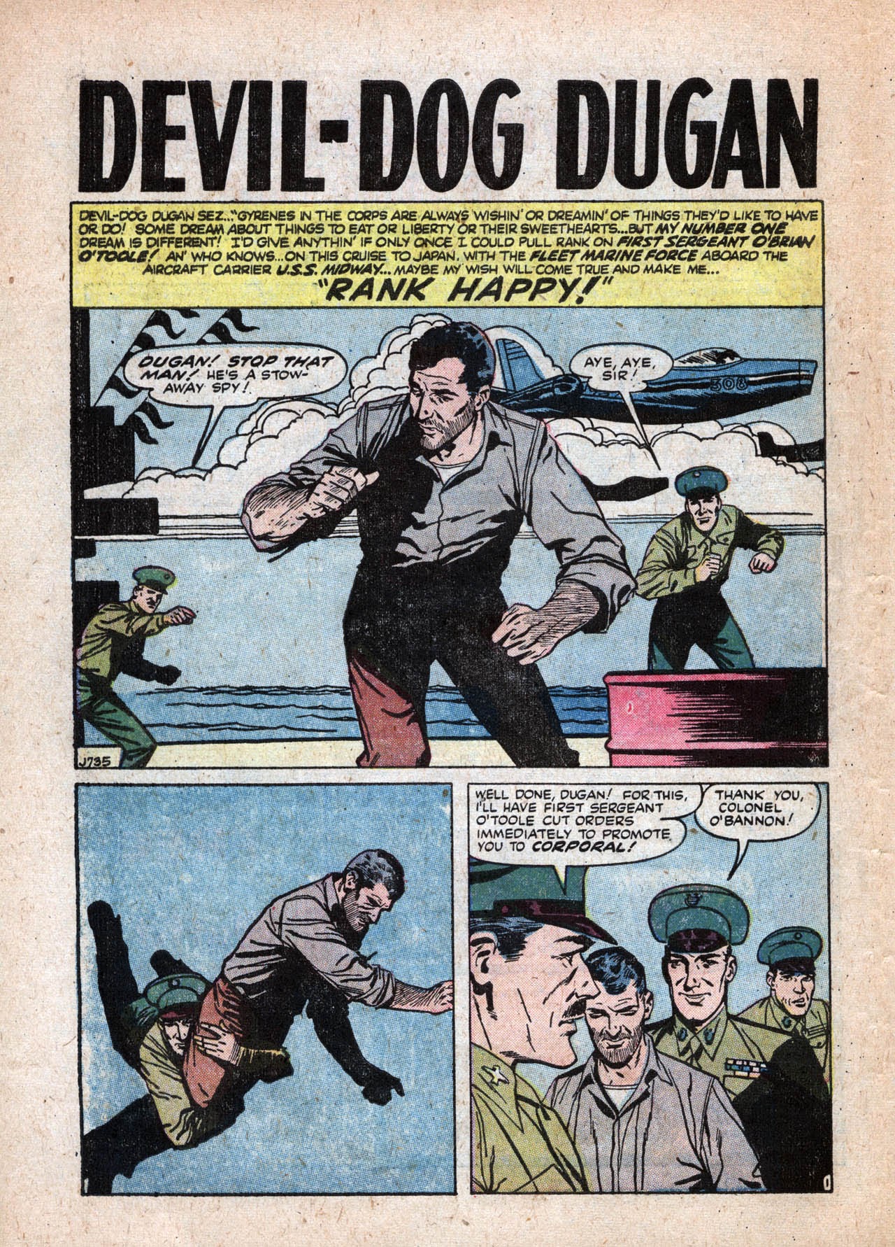 Read online Devil Dog Dugan comic -  Issue #1 - 10
