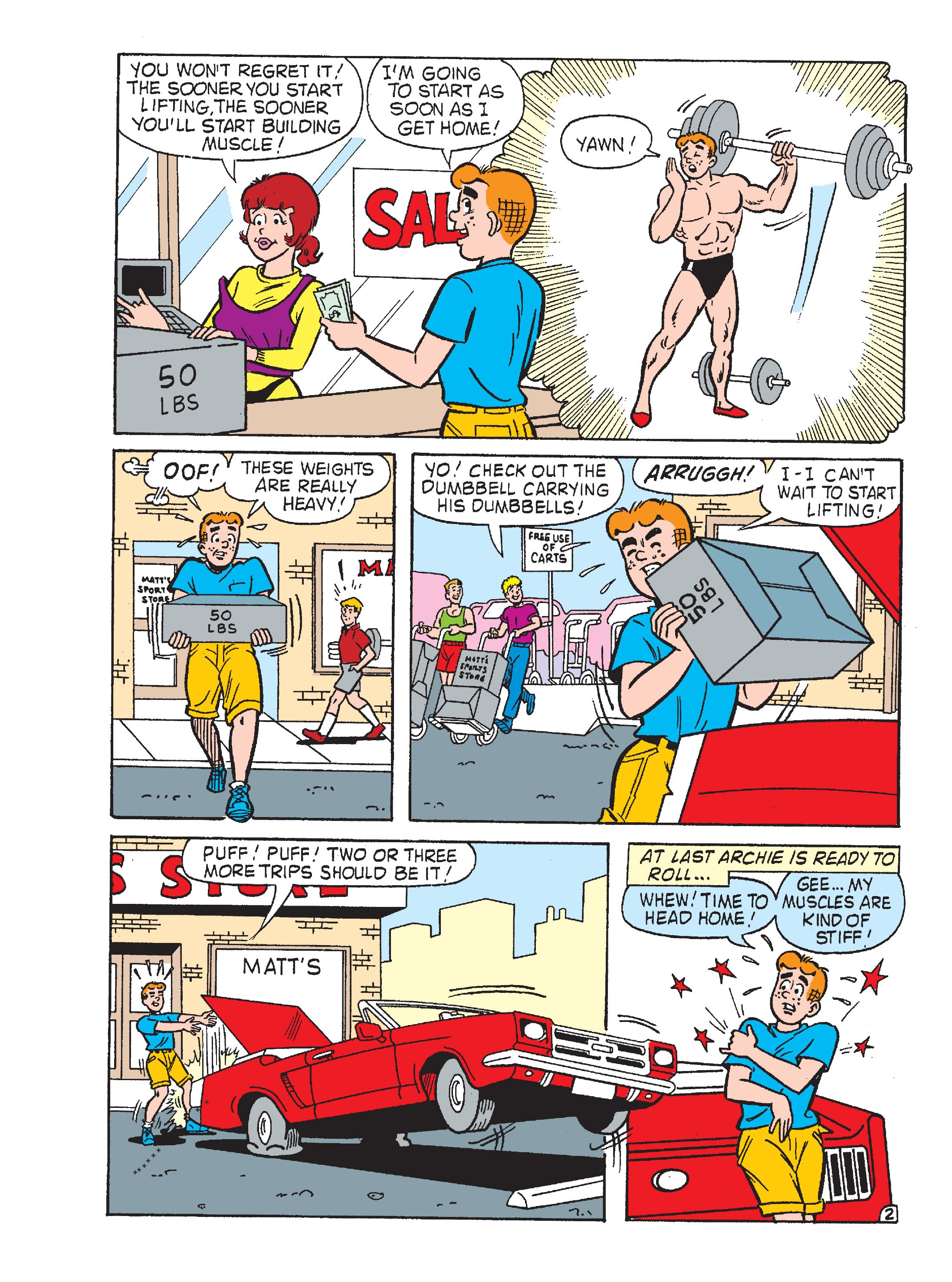 Read online Archie's Double Digest Magazine comic -  Issue #262 - 143