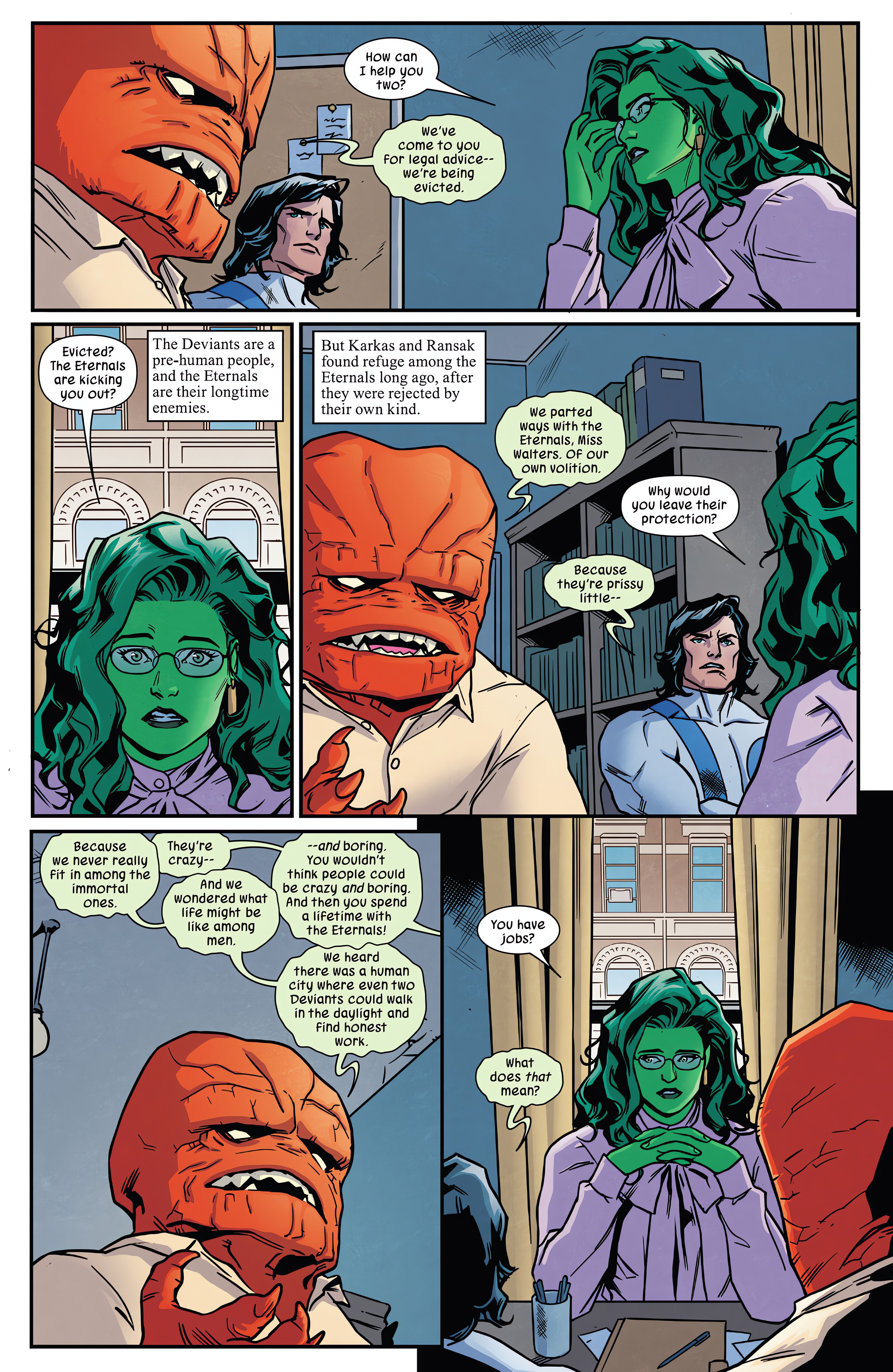 Read online Sensational She-Hulk comic -  Issue #1 - 11