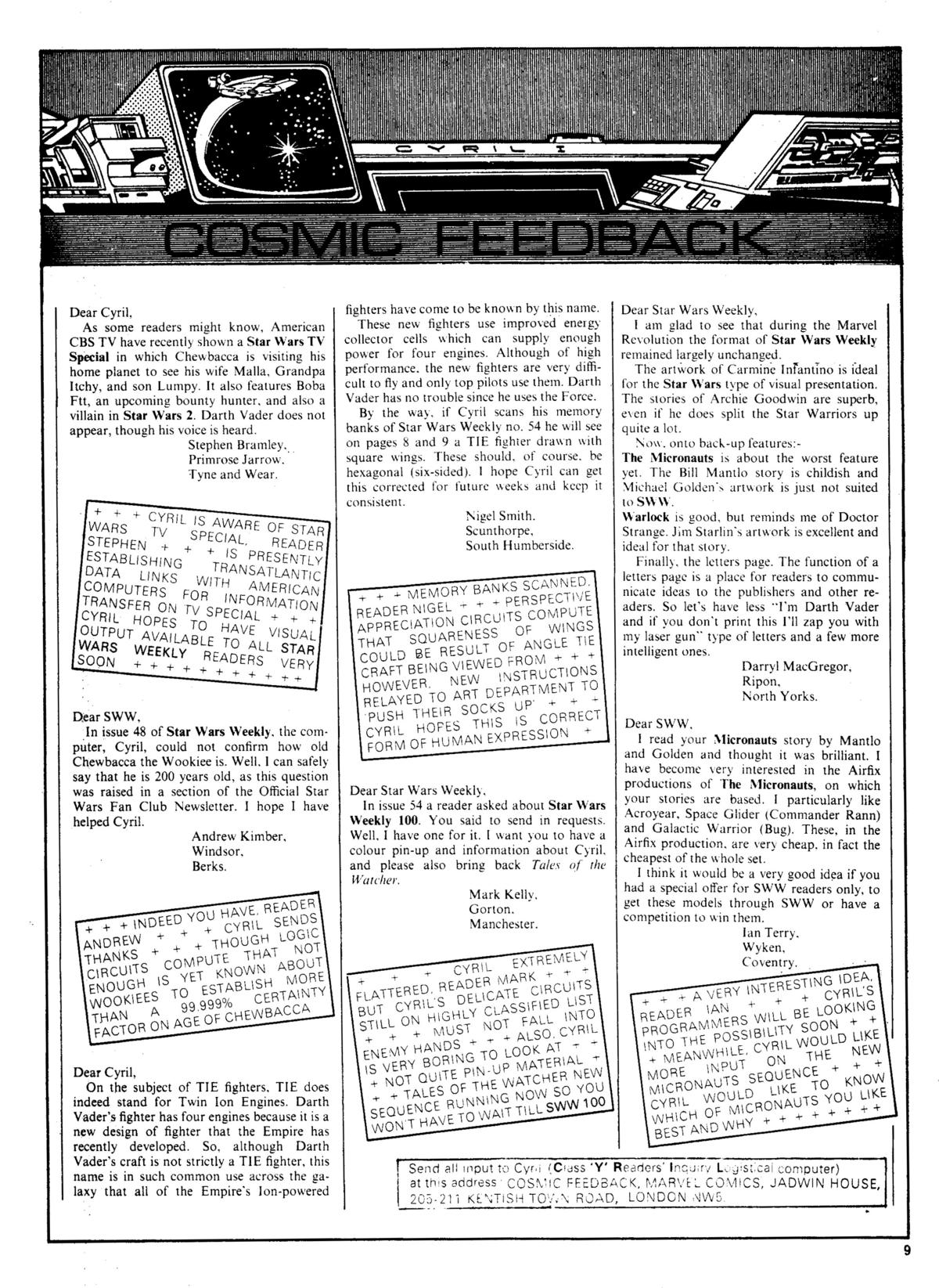 Read online Star Wars Weekly comic -  Issue #64 - 9