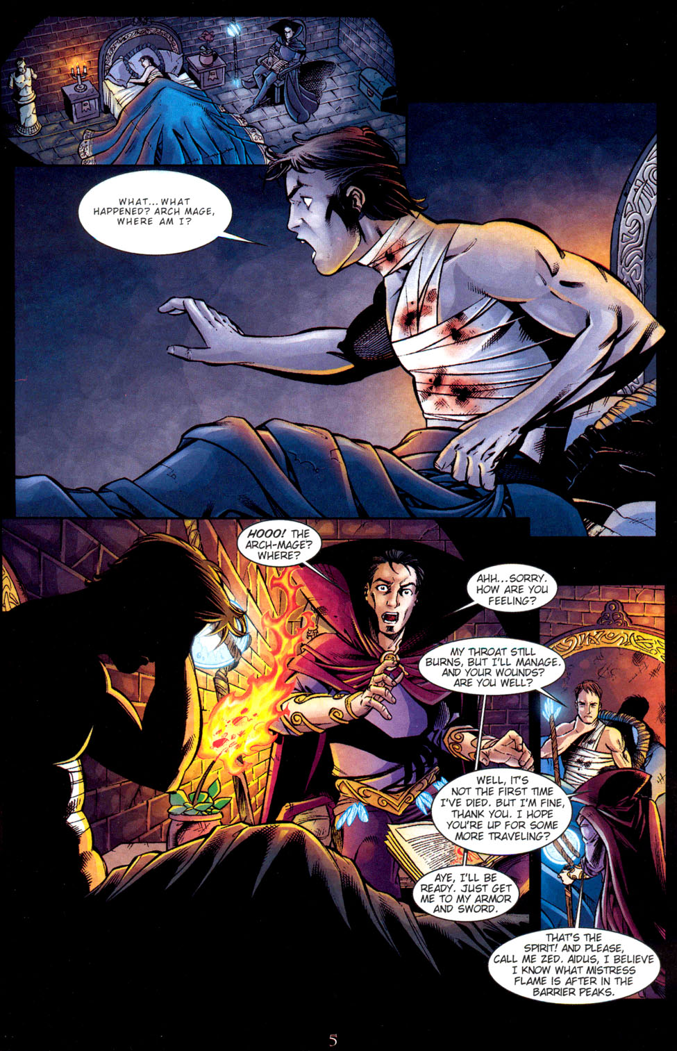 Read online Dungeons & Dragons: Tempests Gate comic -  Issue #3 - 7