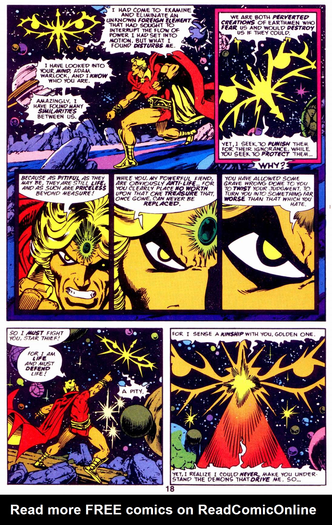 Read online Warlock (1982) comic -  Issue #4 - 20