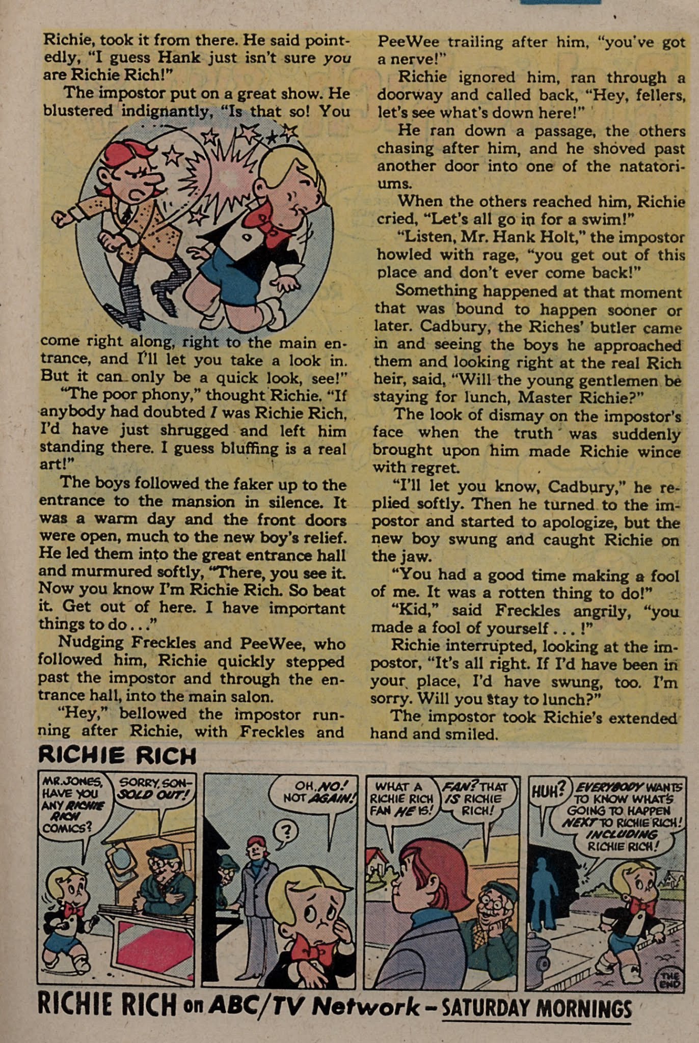 Read online Richie Rich & Dollar the Dog comic -  Issue #21 - 26