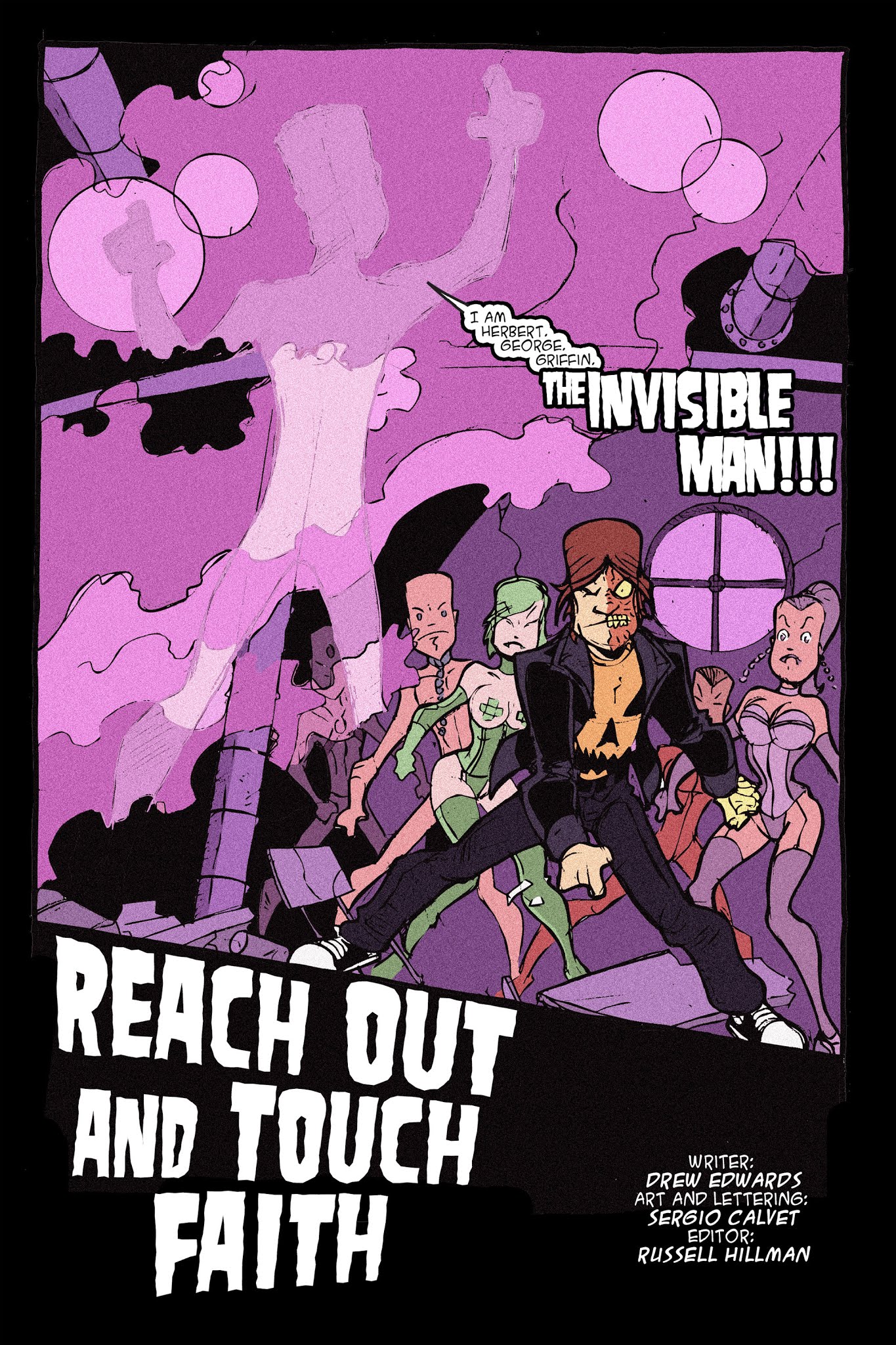 Read online Halloween Man vs. the Invisible Man comic -  Issue # TPB - 54