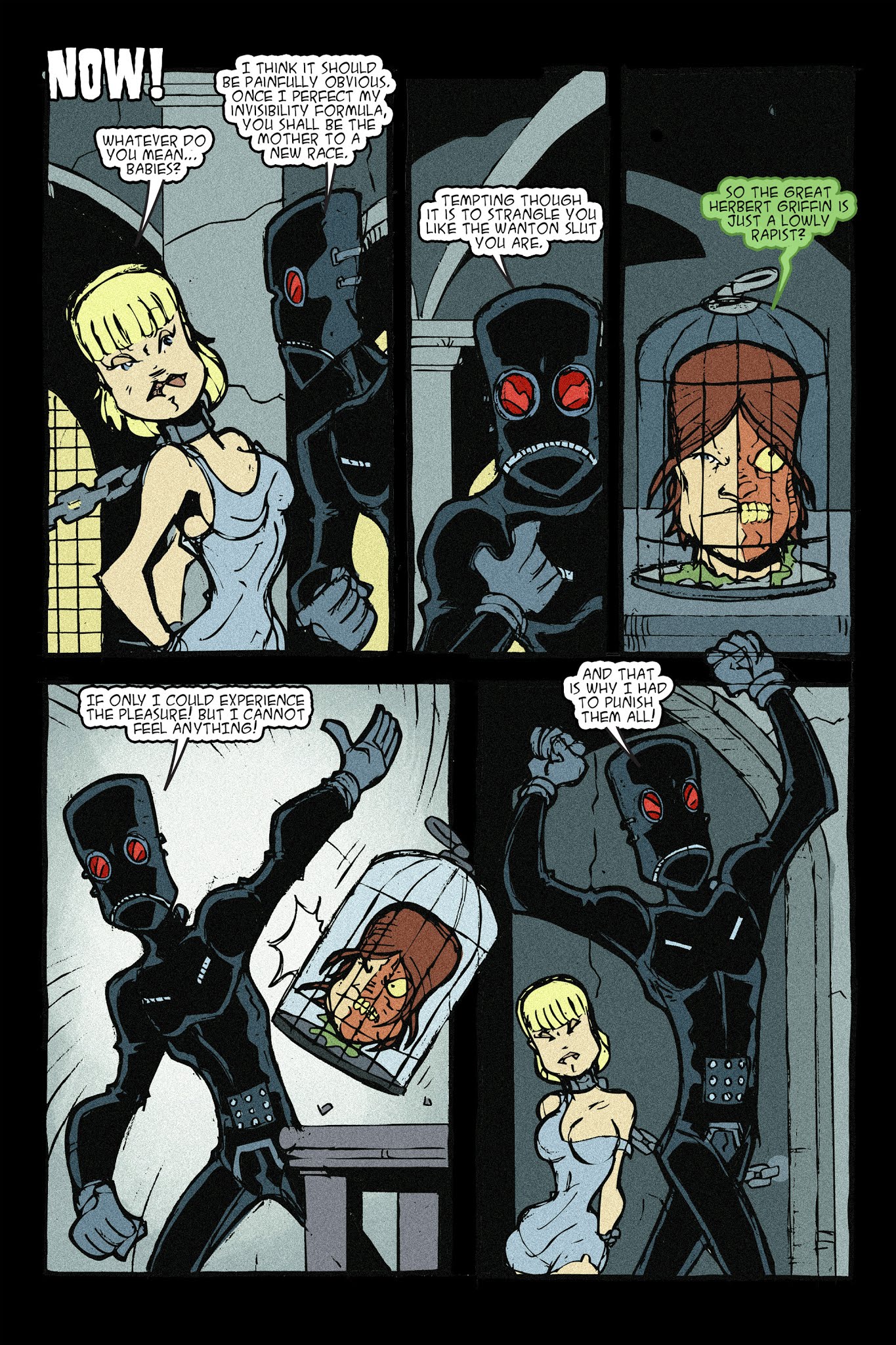 Read online Halloween Man vs. the Invisible Man comic -  Issue # TPB - 83